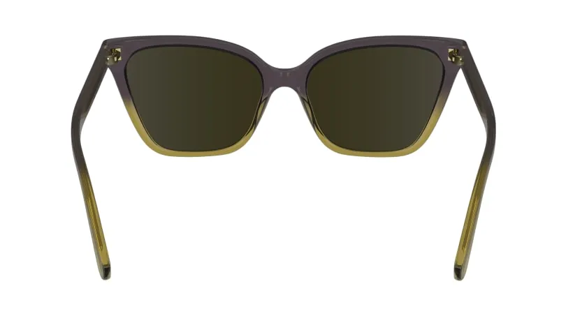 Calvin Klein CK24507S 516 Occhiali da sole Bio-iniettato Viola Marrone Cat Eye Normale Normale - immagine 4