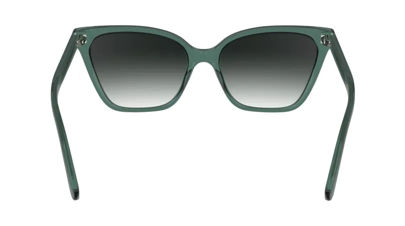 Calvin Klein CK24507S 338 Occhiali da sole Bio-iniettato Grigio Cat Eye Normale Sfumato - immagine 4