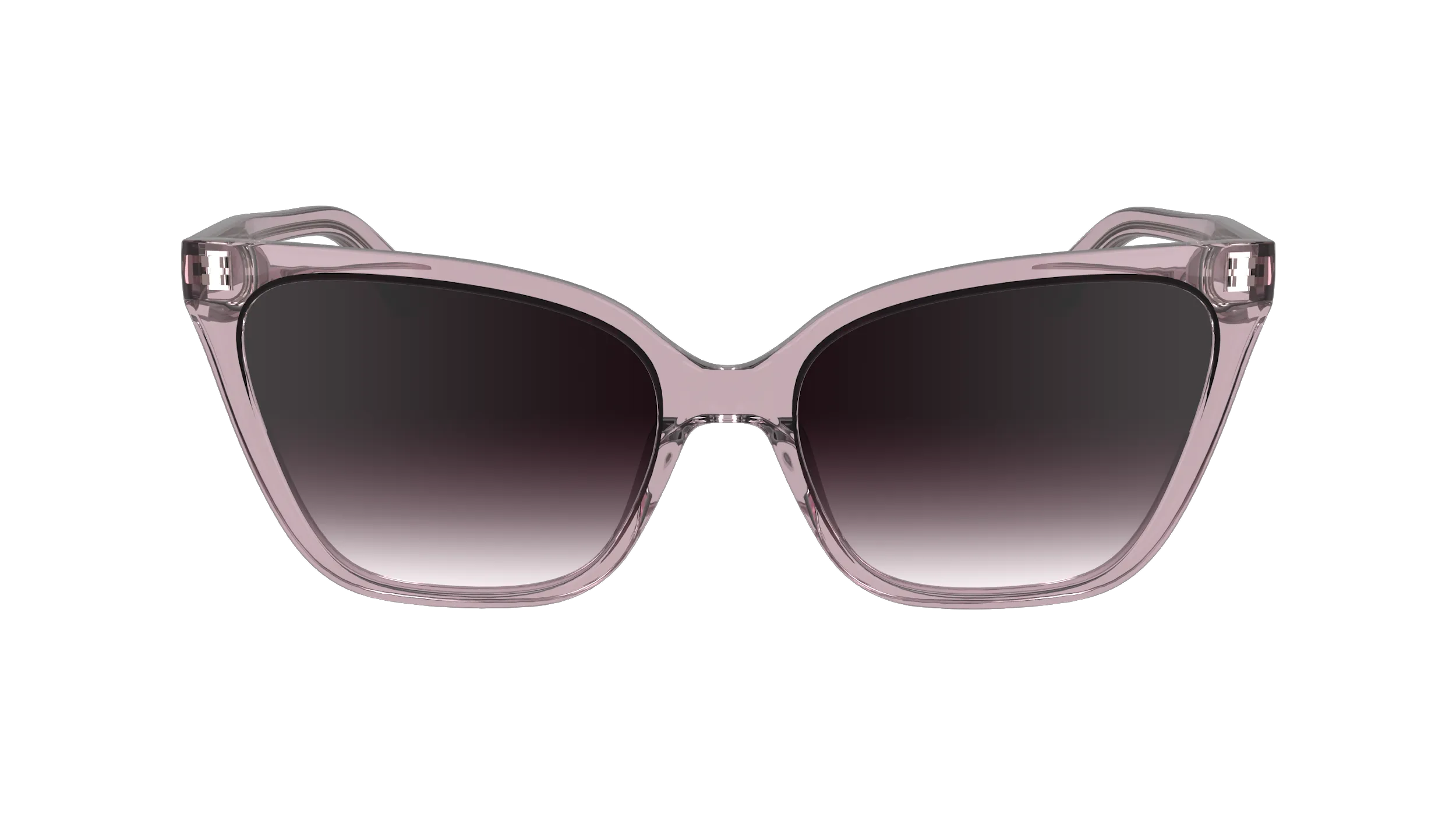Calvin Klein CK24507S 601 Occhiali da sole Bio-iniettato Rosso Viola Cat Eye Normale Sfumato - immagine 3