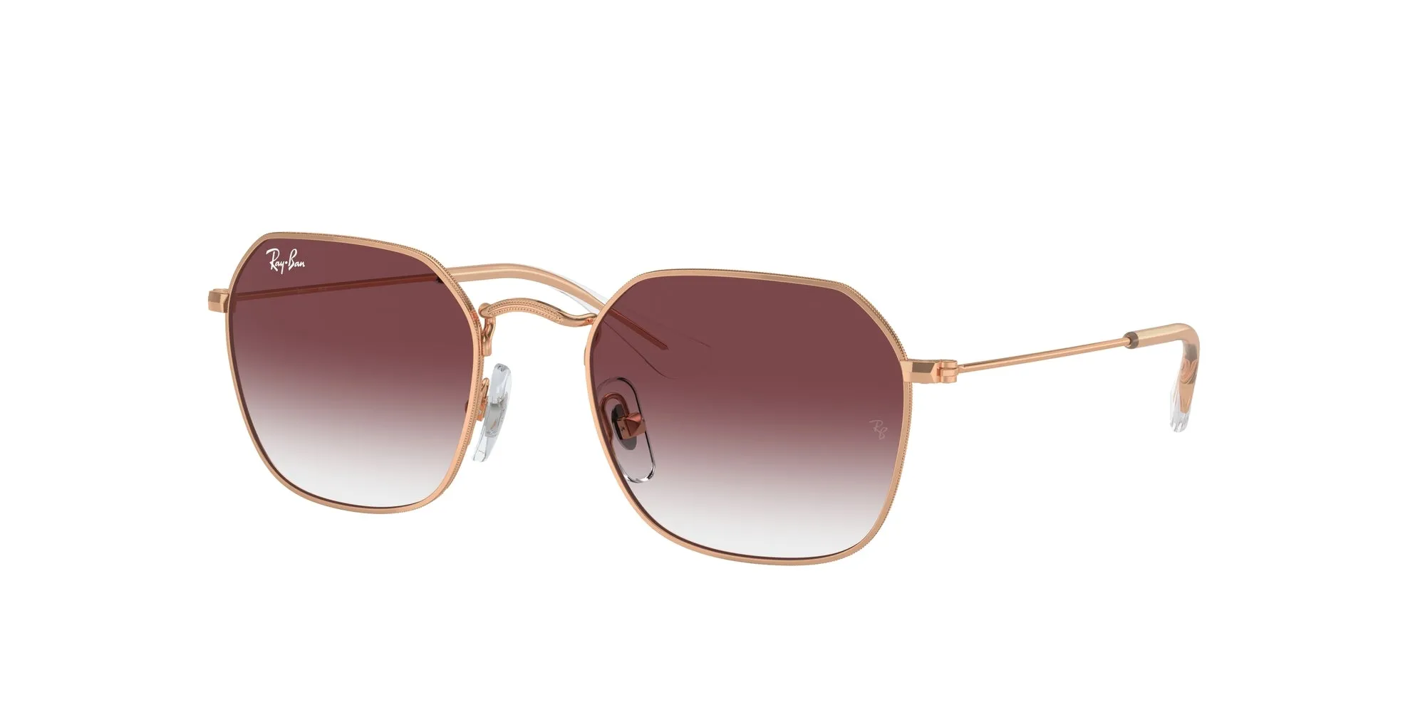 Ray - Ban RJ9594S 291/8H Occhiali da sole bambino Metallo Oro Viola Geometrica Normale Sfumato - immagine 1