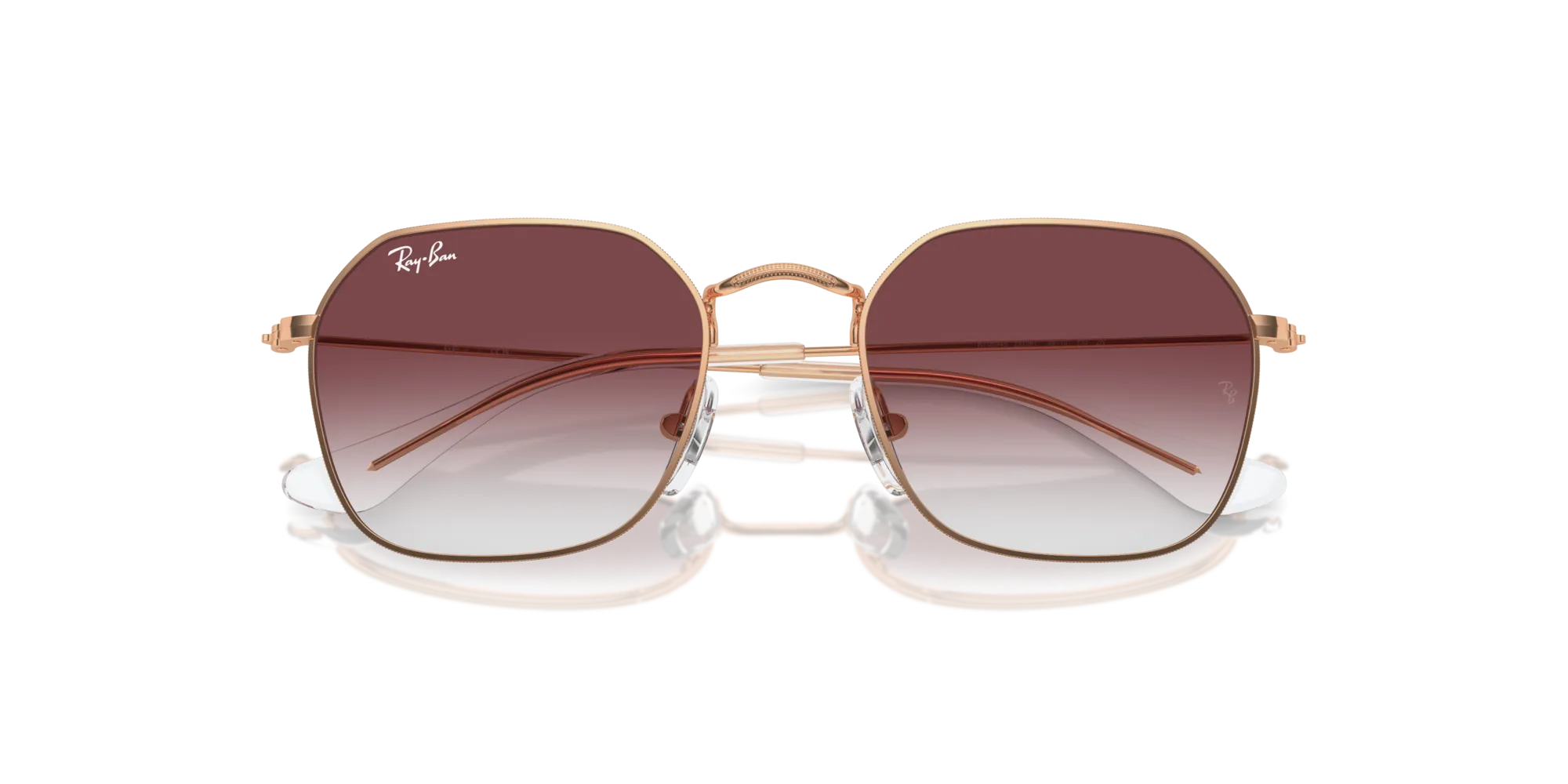 Ray - Ban RJ9594S 291/8H Occhiali da sole bambino Metallo Oro Viola Geometrica Normale Sfumato - immagine 2
