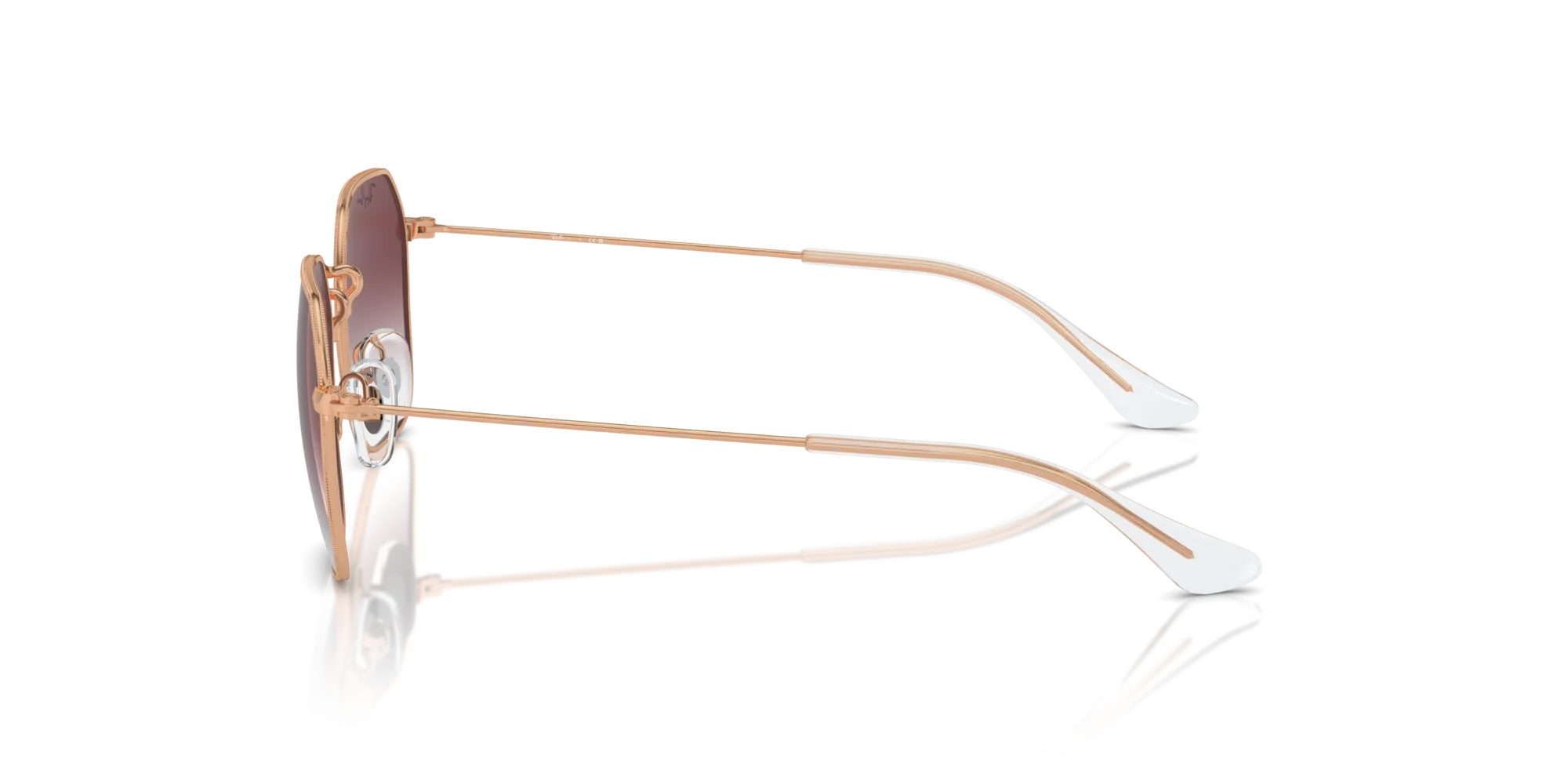 Ray - Ban RJ9594S 291/8H Occhiali da sole bambino Metallo Oro Viola Geometrica Normale Sfumato - immagine 4