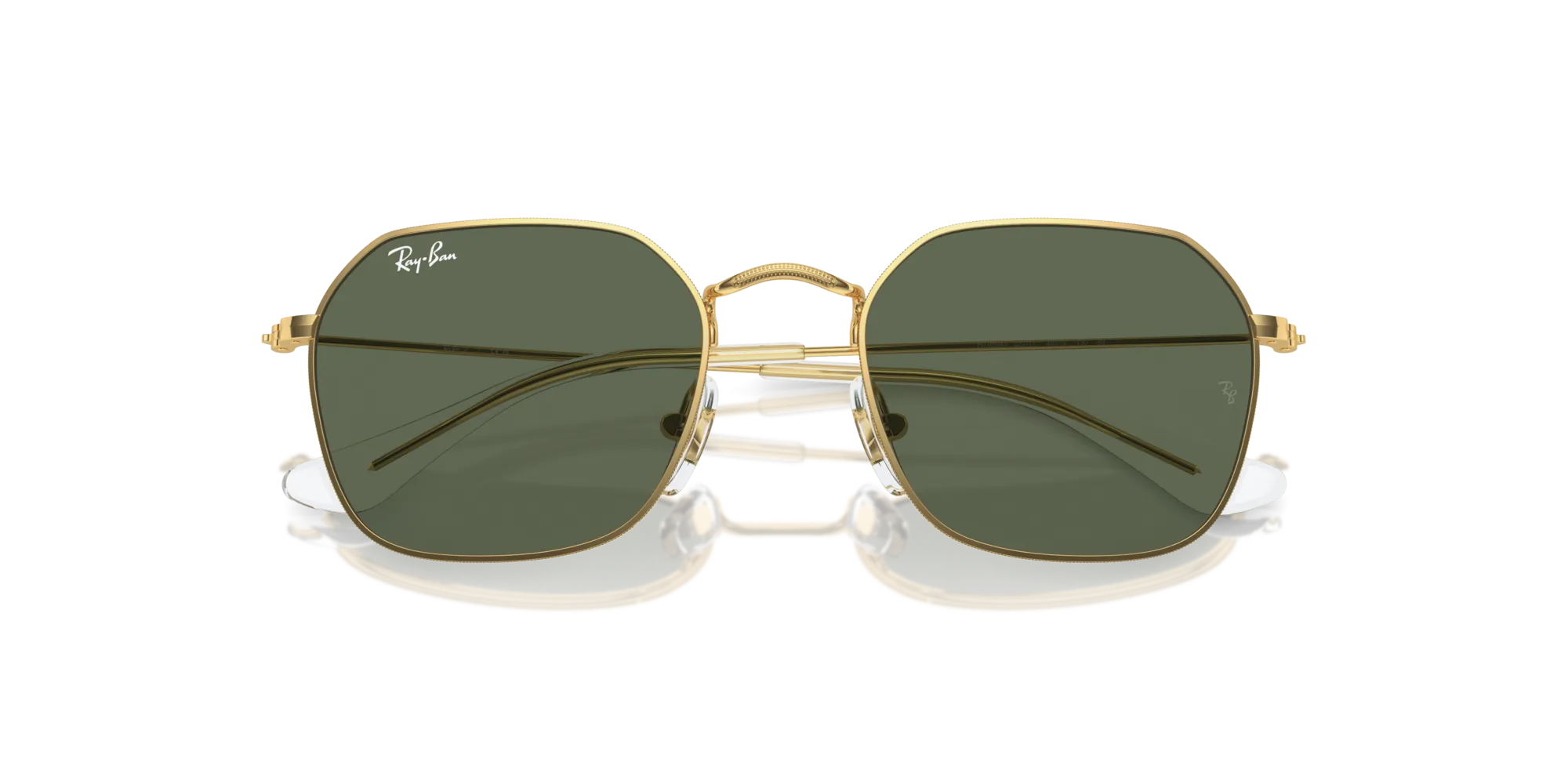 Ray - Ban RJ9594S 223/71 Occhiali da sole bambino Metallo Oro Verde Geometrica Normale - immagine 2