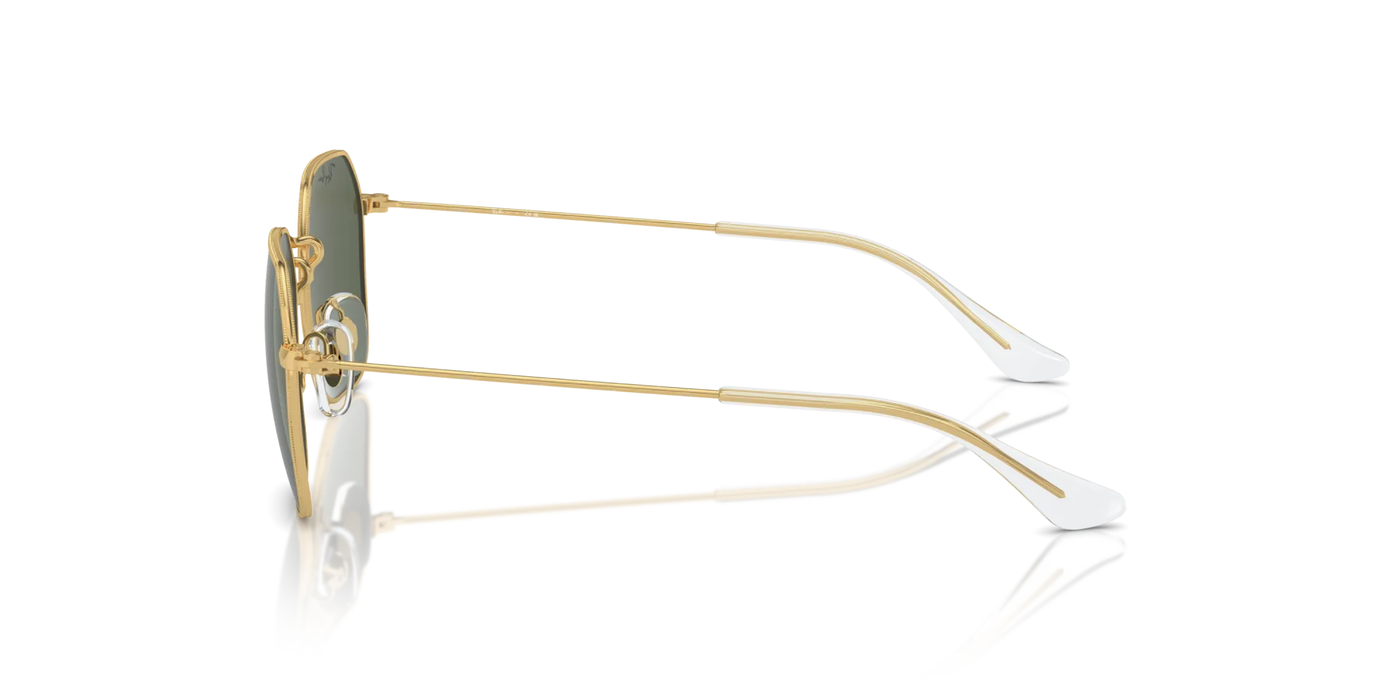 Ray - Ban RJ9594S 223/71 Occhiali da sole bambino Metallo Oro Verde Geometrica Normale - immagine 4