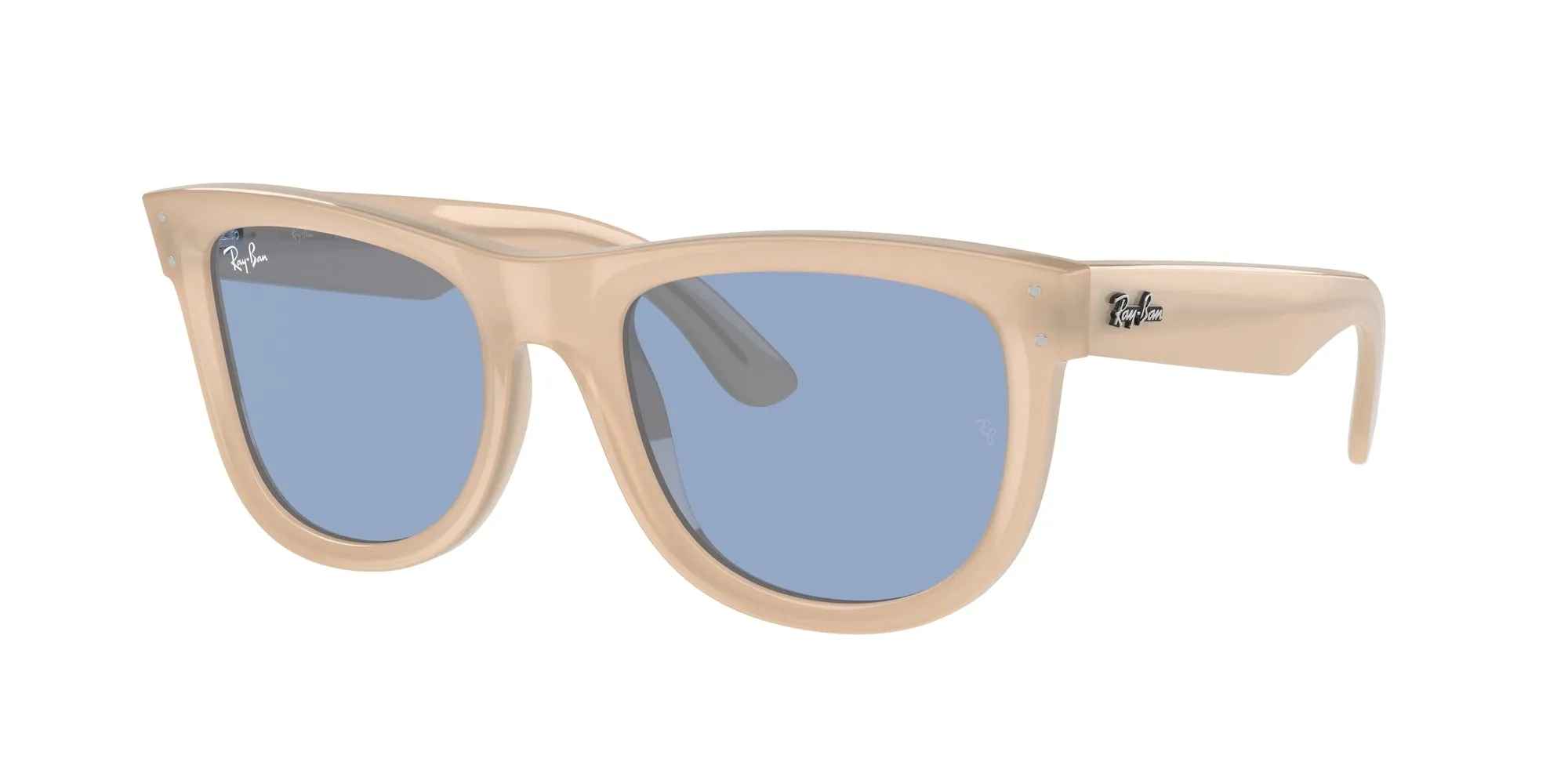Ray - Ban RBR0502S WAYFARER REVERSE 678072 Occhiali da sole Acetato Beige Blu Squadrata Normale - immagine 1