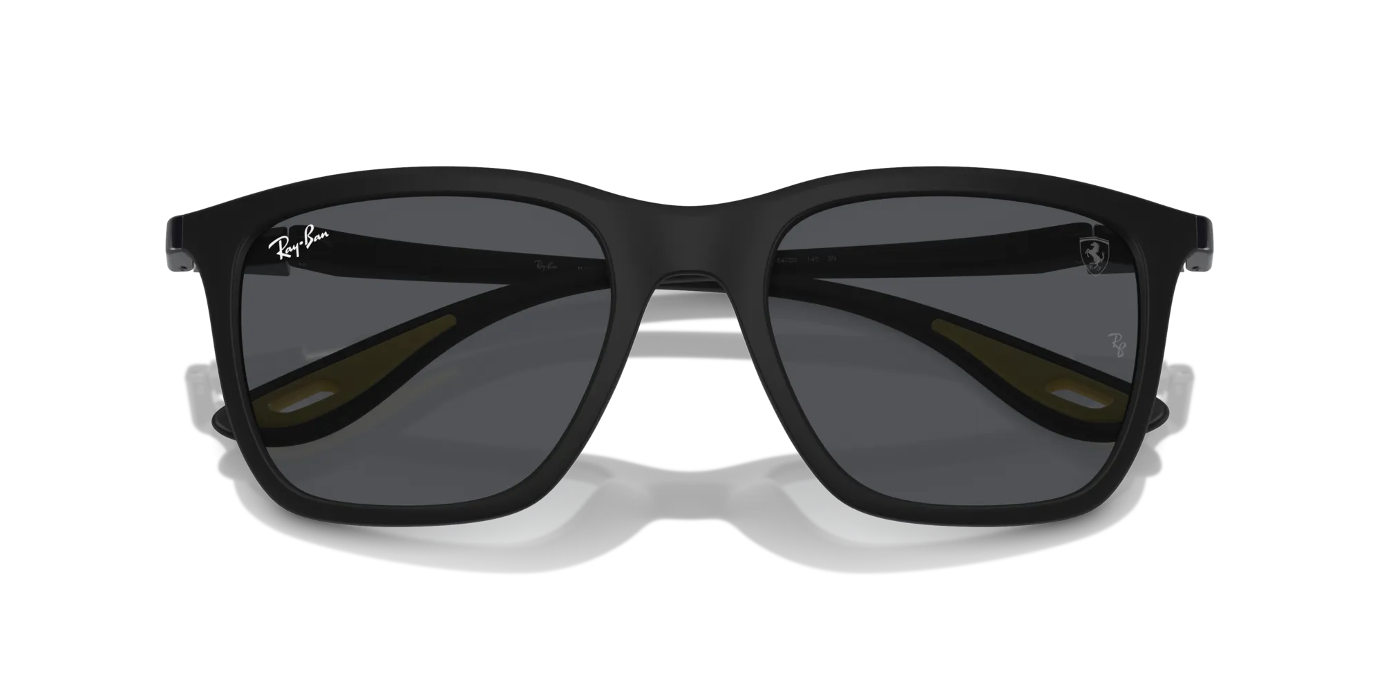 Ray - Ban RB4433M F60287 Occhiali da sole Nylon Nero Grigio Squadrata Normale - immagine 2