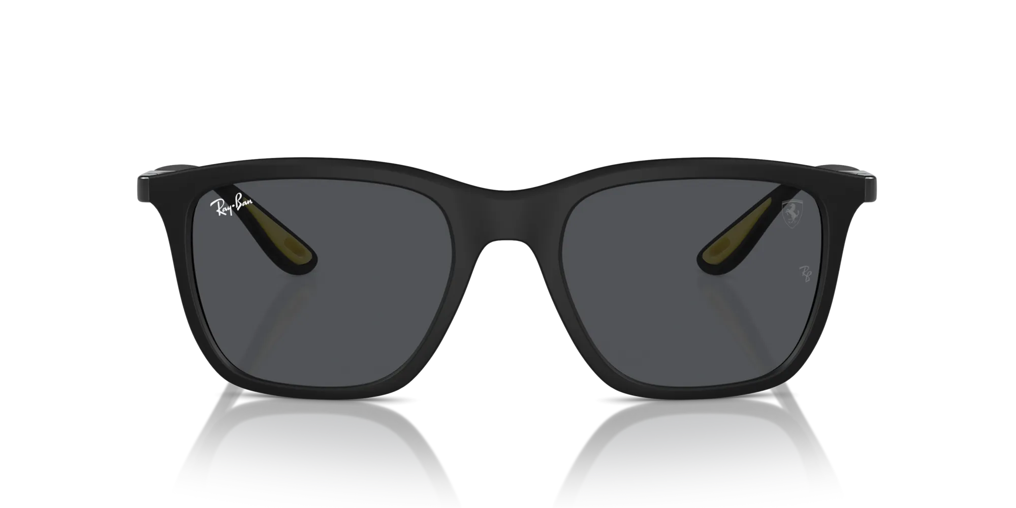 Ray - Ban RB4433M F60287 Occhiali da sole Nylon Nero Grigio Squadrata Normale - immagine 3