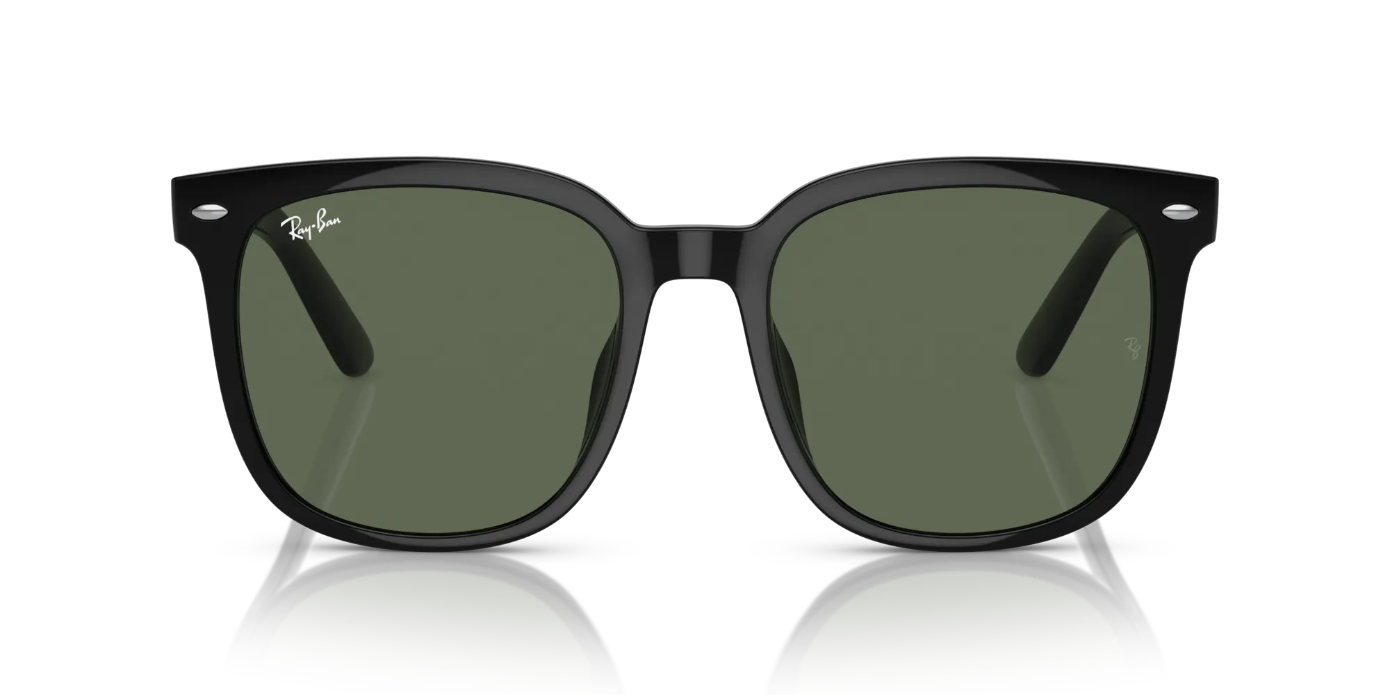 Ray - Ban RB4401D 601/71 Occhiali da sole Iniettato Nero Verde Squadrata Normale - immagine 3