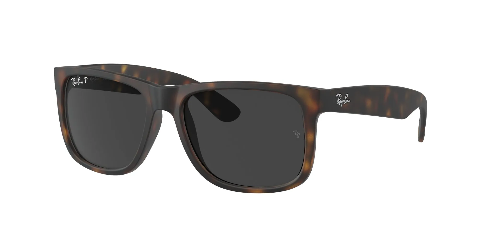 Ray - Ban RB4165 JUSTIN 865/87 Occhiali da sole Nylon Tartaruga Grigio Squadrata Polarizzata - immagine 1