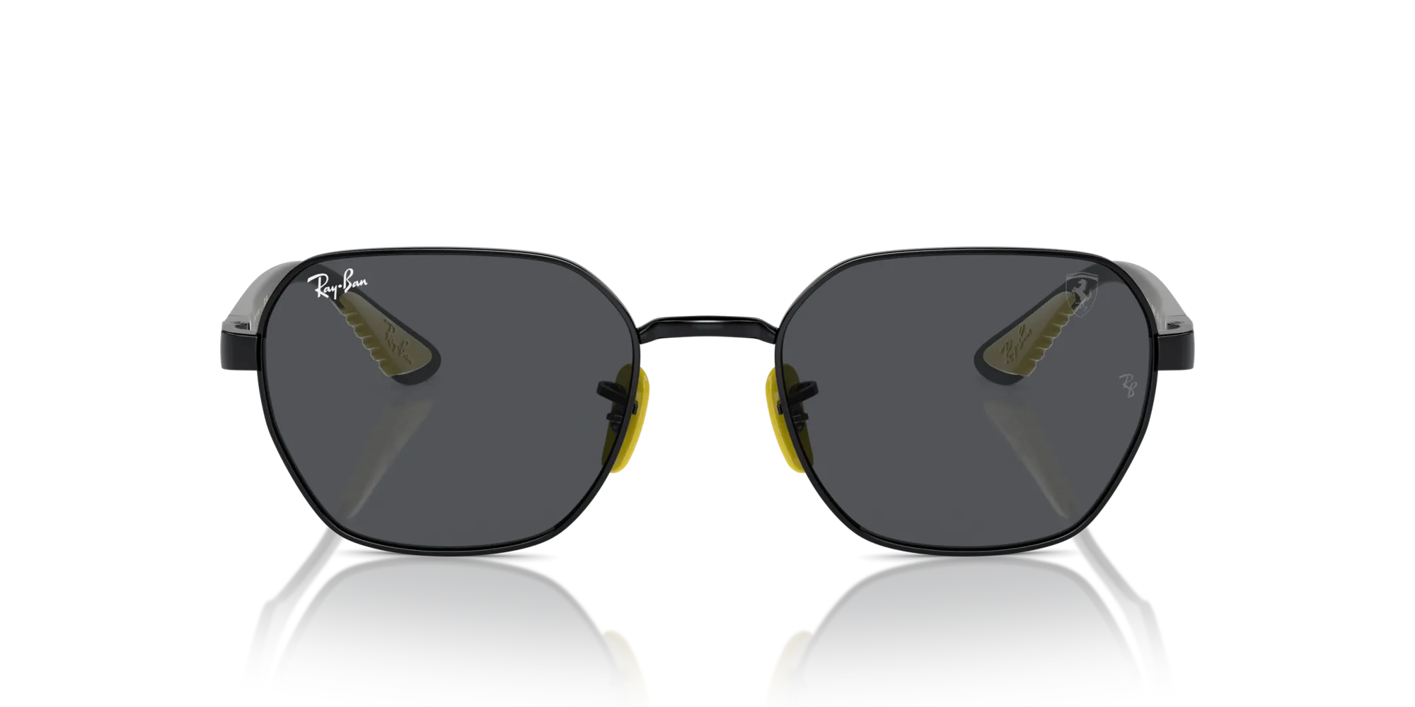 Ray - Ban RB3794M F09487 Occhiali da sole Metallo Nero Grigio Geometrica Normale - immagine 3