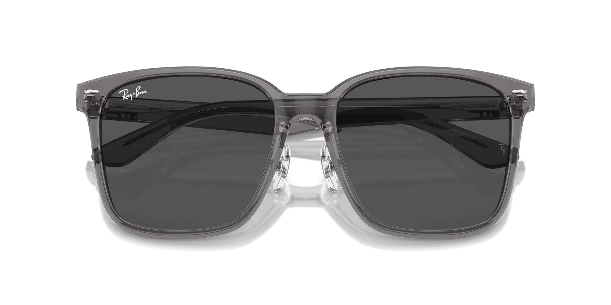 Ray - Ban RB2206D 139987 Occhiali da sole Acetato Grigio Grigio Squadrata Normale - immagine 2