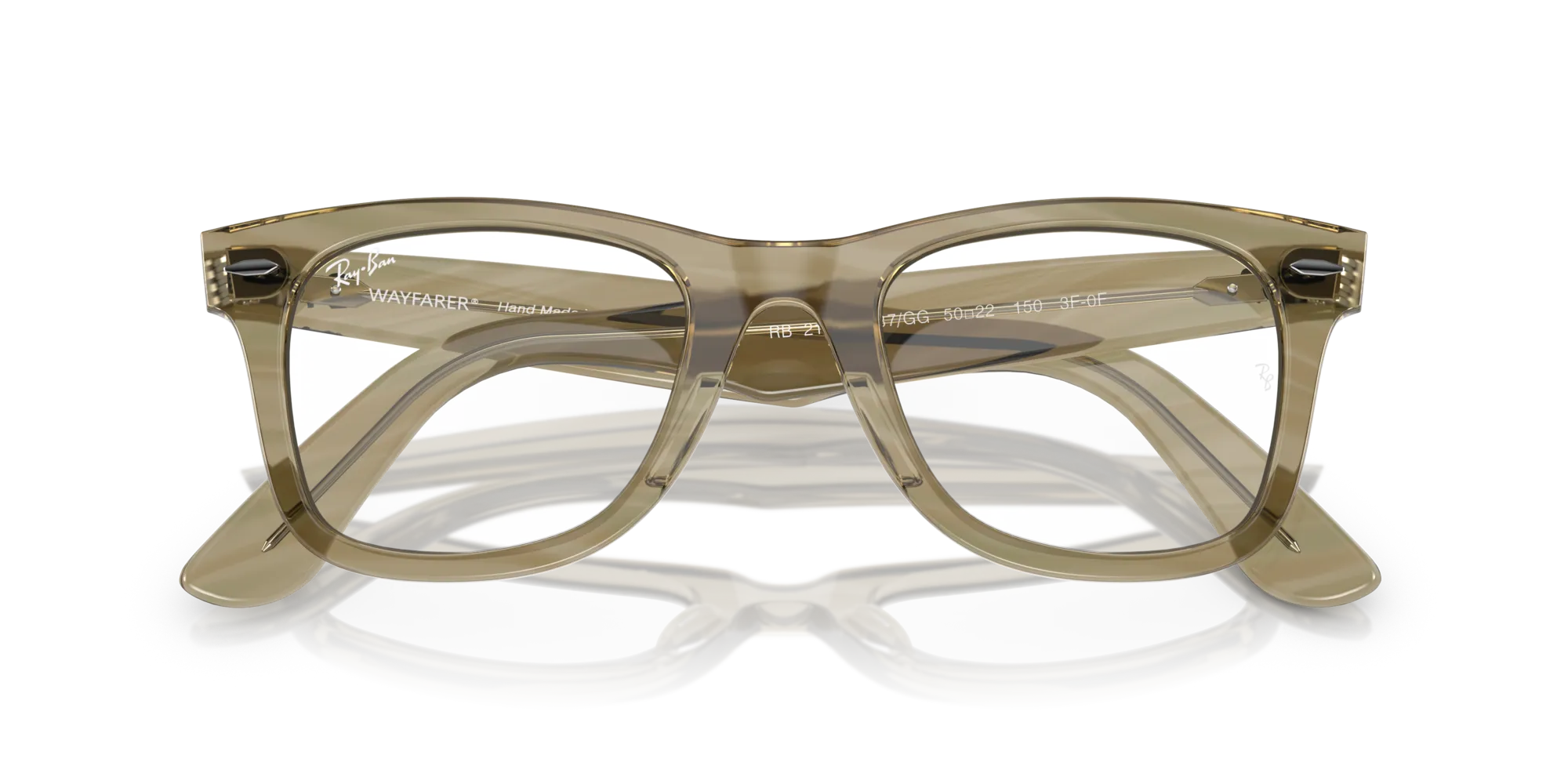 Ray - Ban RB2140 WAYFARER 1387GG Occhiali da sole Acetato Grigio Blu Squadrata Fotocromatiche - immagine 2