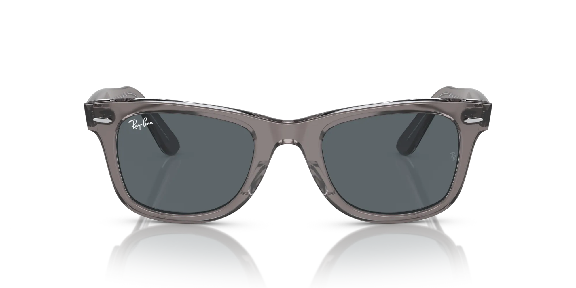 Ray - Ban RB2140 WAYFARER 1355R5 Occhiali da sole Acetato Grigio Blu Squadrata Normale - immagine 3