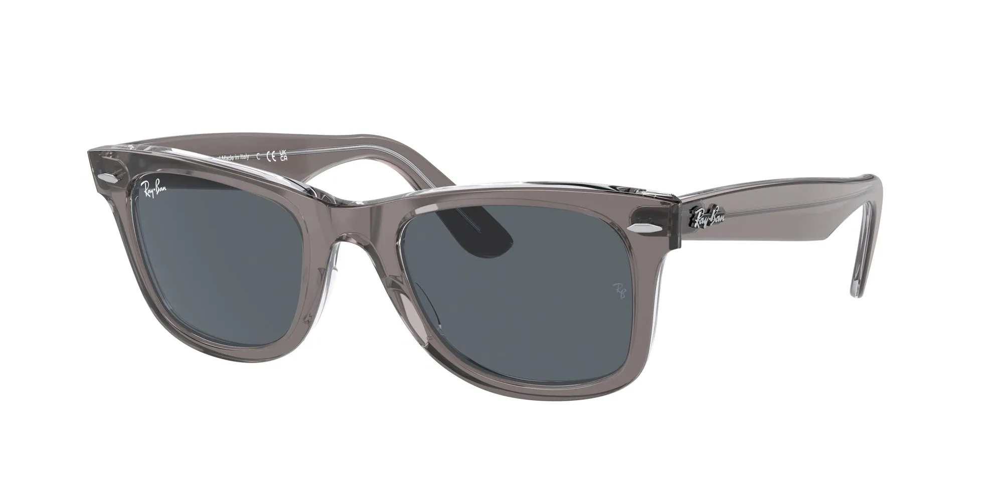 Ray - Ban RB2140 WAYFARER 1355R5 Occhiali da sole Acetato Grigio Blu Squadrata Normale - immagine 1