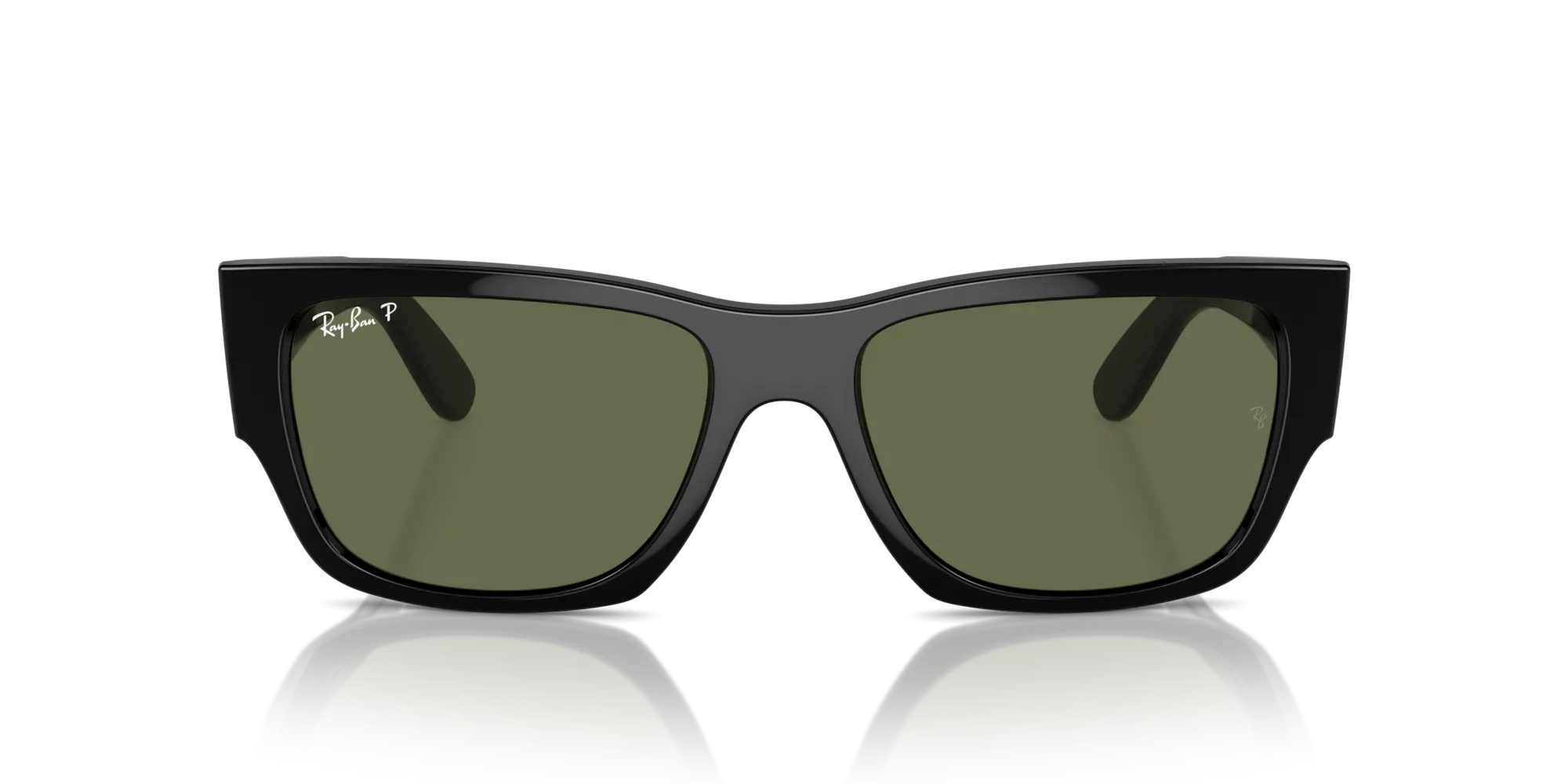 Ray - Ban RB0947S CARLOS 901/58 Occhiali da sole Acetato Nero Verde Squadrata Polarizzata Antiriflesso - immagine 3