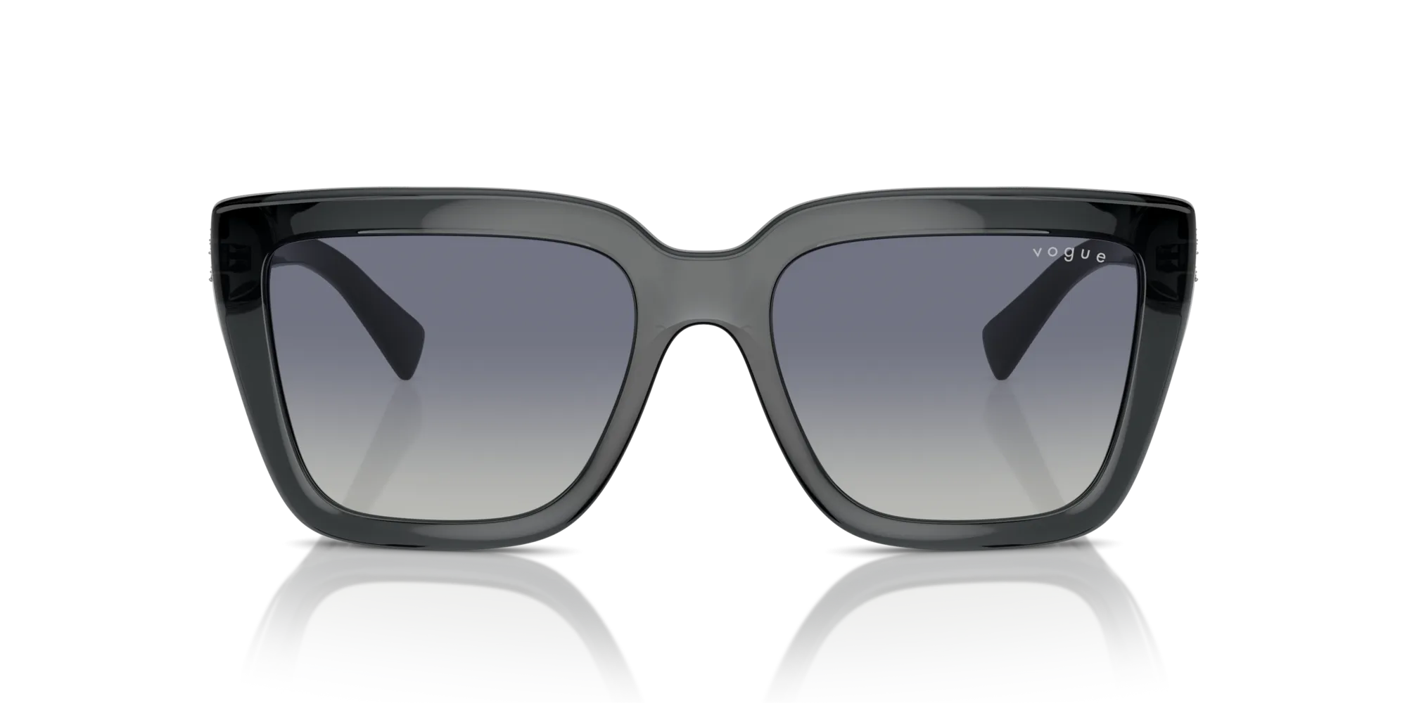 VOGUE EYEWEAR VO5575SB 31324L Occhiali da sole Nylon Grigio Blu Farfalla Normale Sfumato - immagine 3