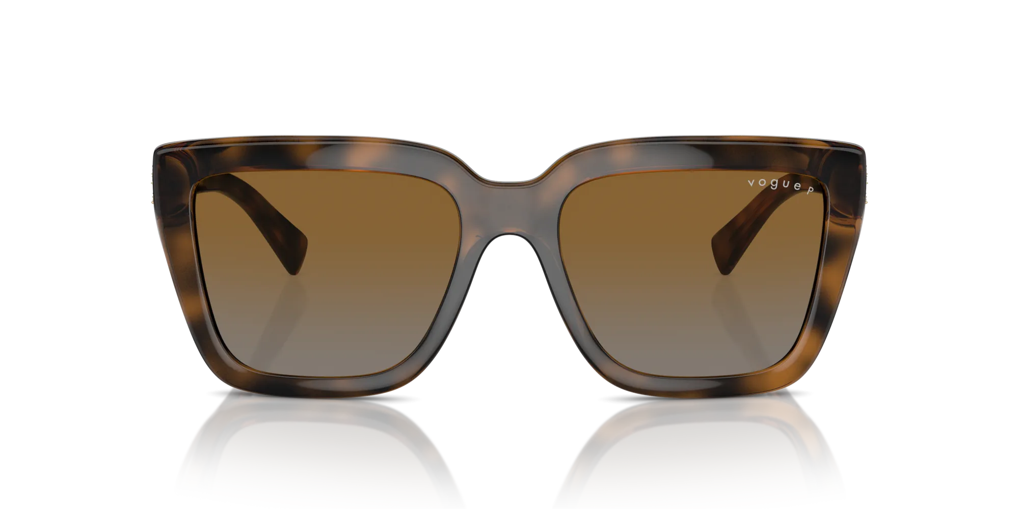 VOGUE EYEWEAR VO5575SB 2386T5 Occhiali da sole Nylon Marrone Marrone Farfalla Polarizzata Sfumato - immagine 3