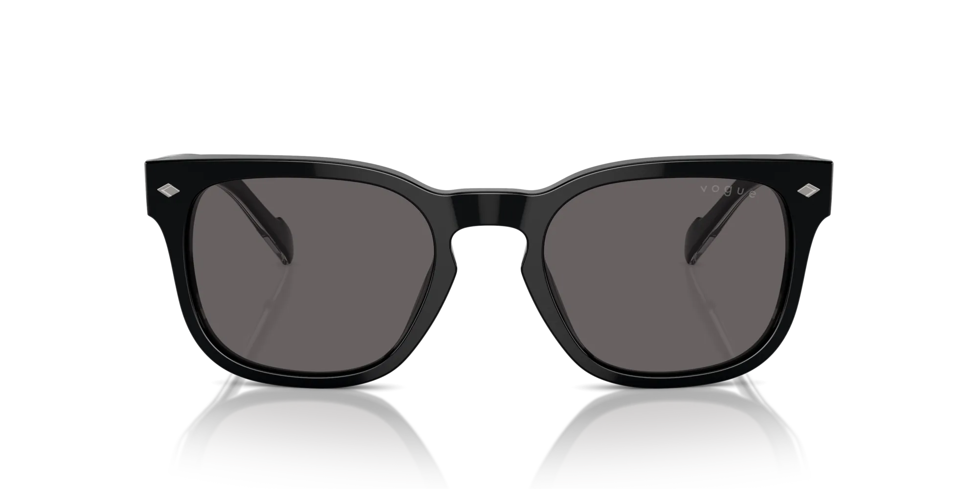 VOGUE EYEWEAR VO5571S W44/87 Occhiali da sole Acetato Nero Grigio Squadrata Normale - immagine 3