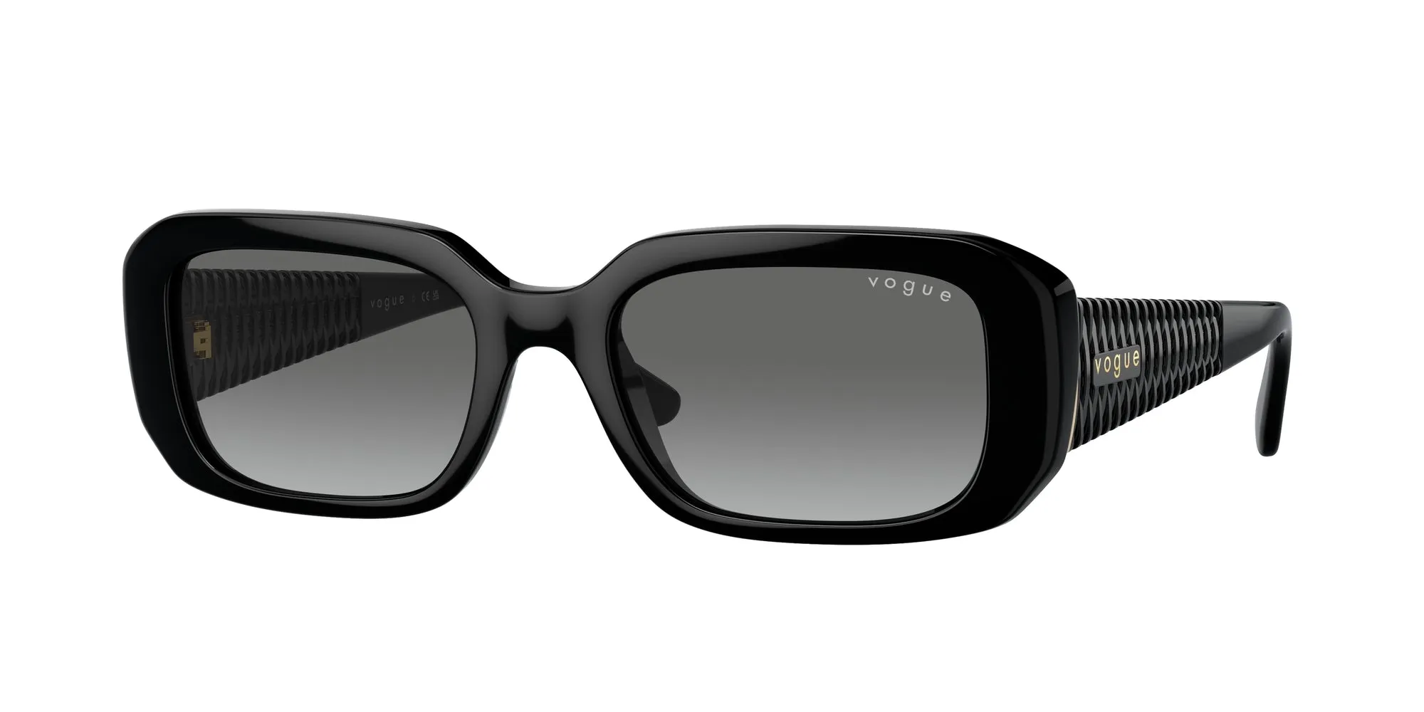 VOGUE EYEWEAR VO5565S W44/11 Occhiali da sole Nylon Nero Grigio Pillow Normale Sfumato - immagine 1