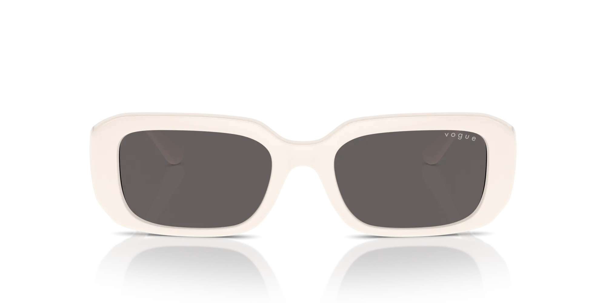 VOGUE EYEWEAR VO5565S 312487 Occhiali da sole Nylon Bianco Grigio Pillow Normale - immagine 3