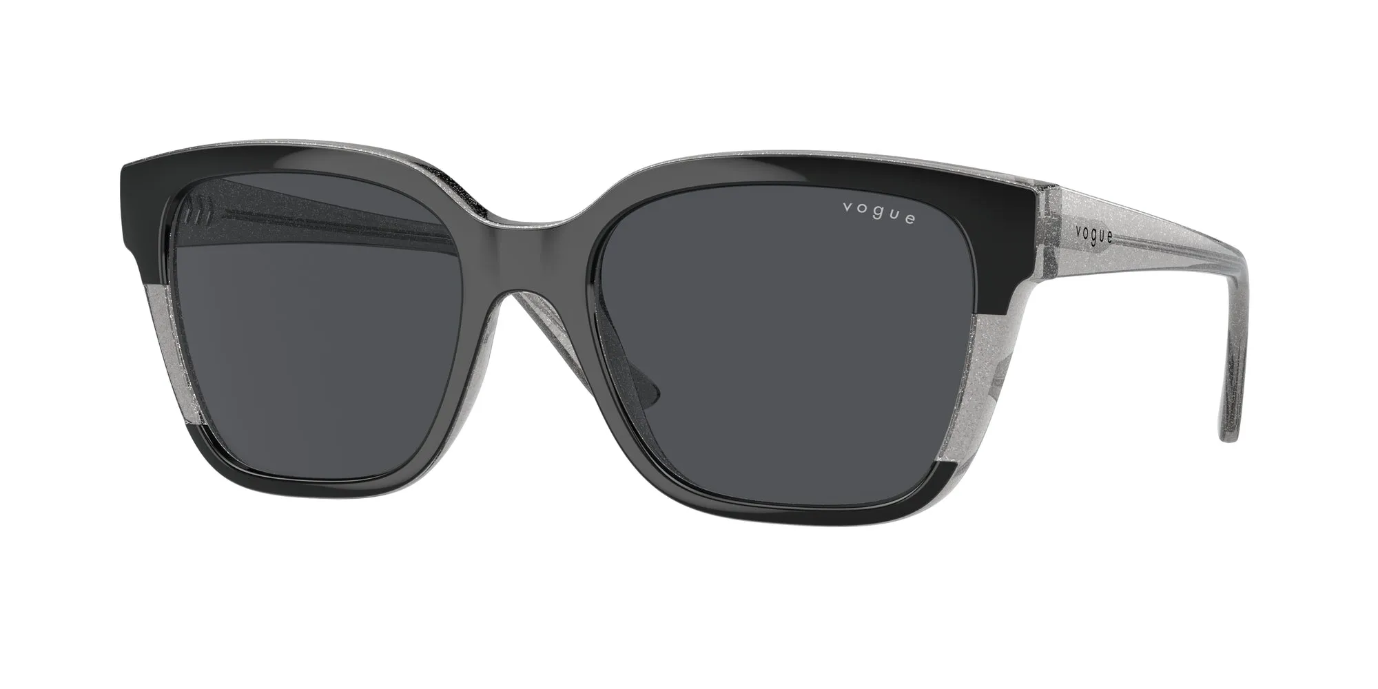 VOGUE EYEWEAR VO5558S 313387 Occhiali da sole Nylon Nero Grigio Squadrata Normale - immagine 1