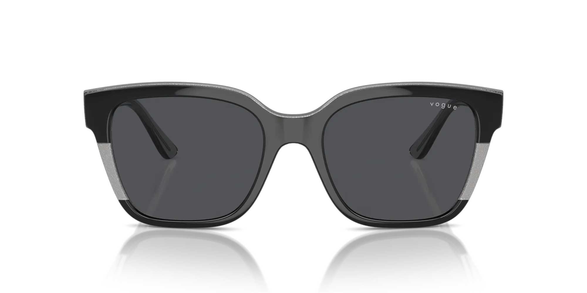 VOGUE EYEWEAR VO5558S 313387 Occhiali da sole Nylon Nero Grigio Squadrata Normale - immagine 3