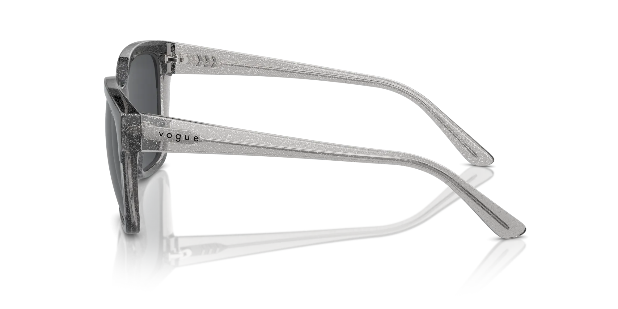 VOGUE EYEWEAR VO5558S 313387 Occhiali da sole Nylon Nero Grigio Squadrata Normale - immagine 4