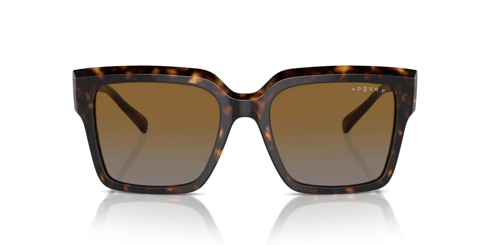 VOGUE EYEWEAR VO5553S W656T5 Occhiali da sole Acetato Marrone Marrone Squadrata Polarizzata - immagine 3
