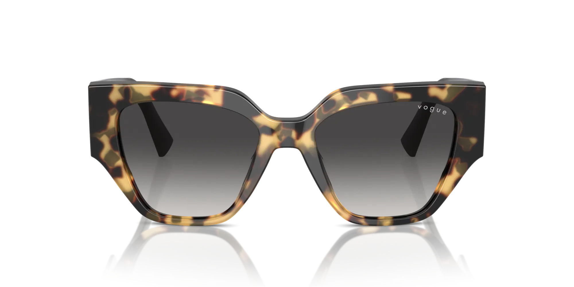 VOGUE EYEWEAR VO5409S 26058G Occhiali da sole Acetato Tartaruga Grigio Geometrica Normale Sfumato - immagine 3