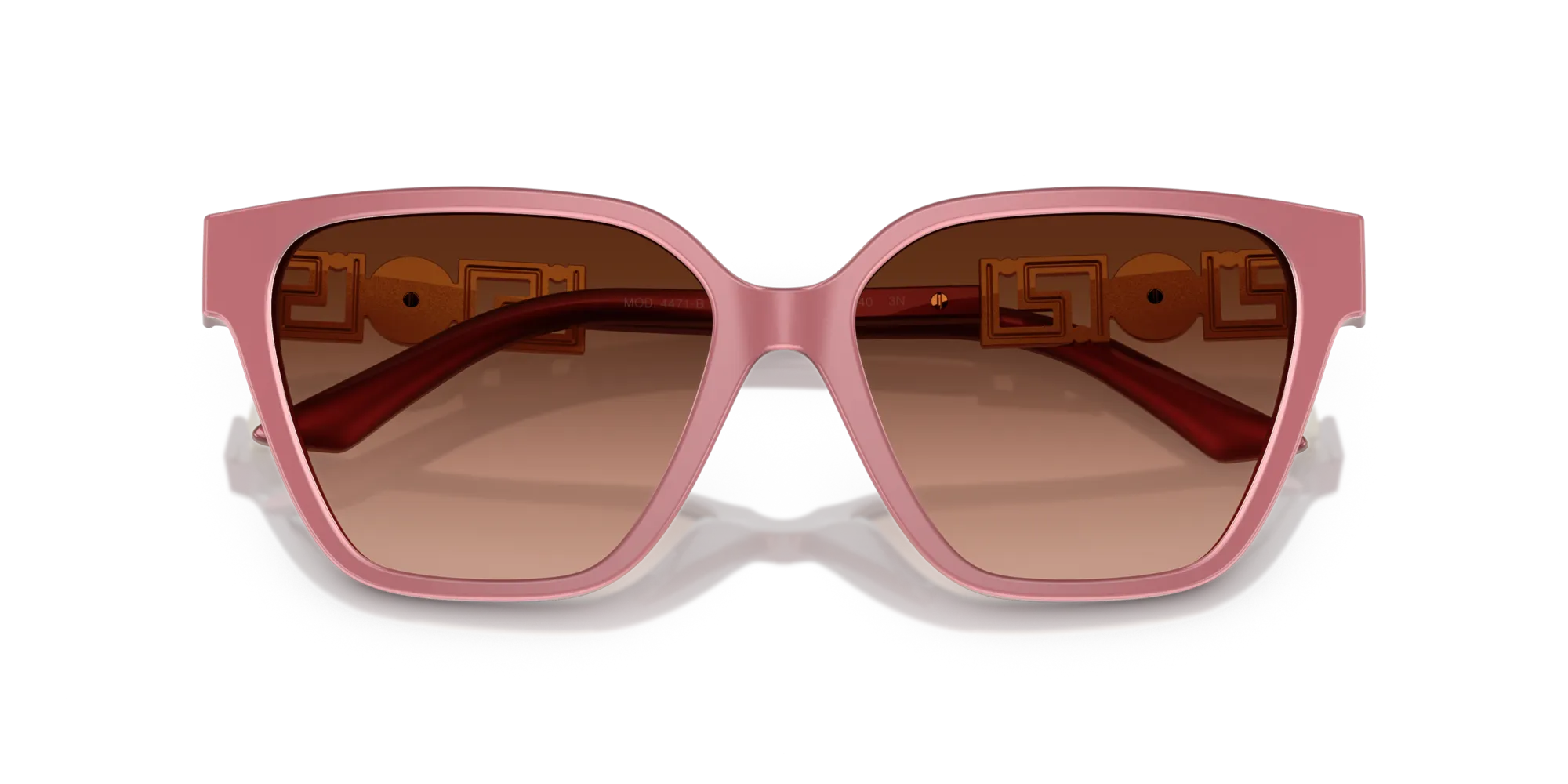 Versace VE4471B 54755M Occhiali da sole Acetato Rosso Rosa Farfalla Normale Sfumato - immagine 2