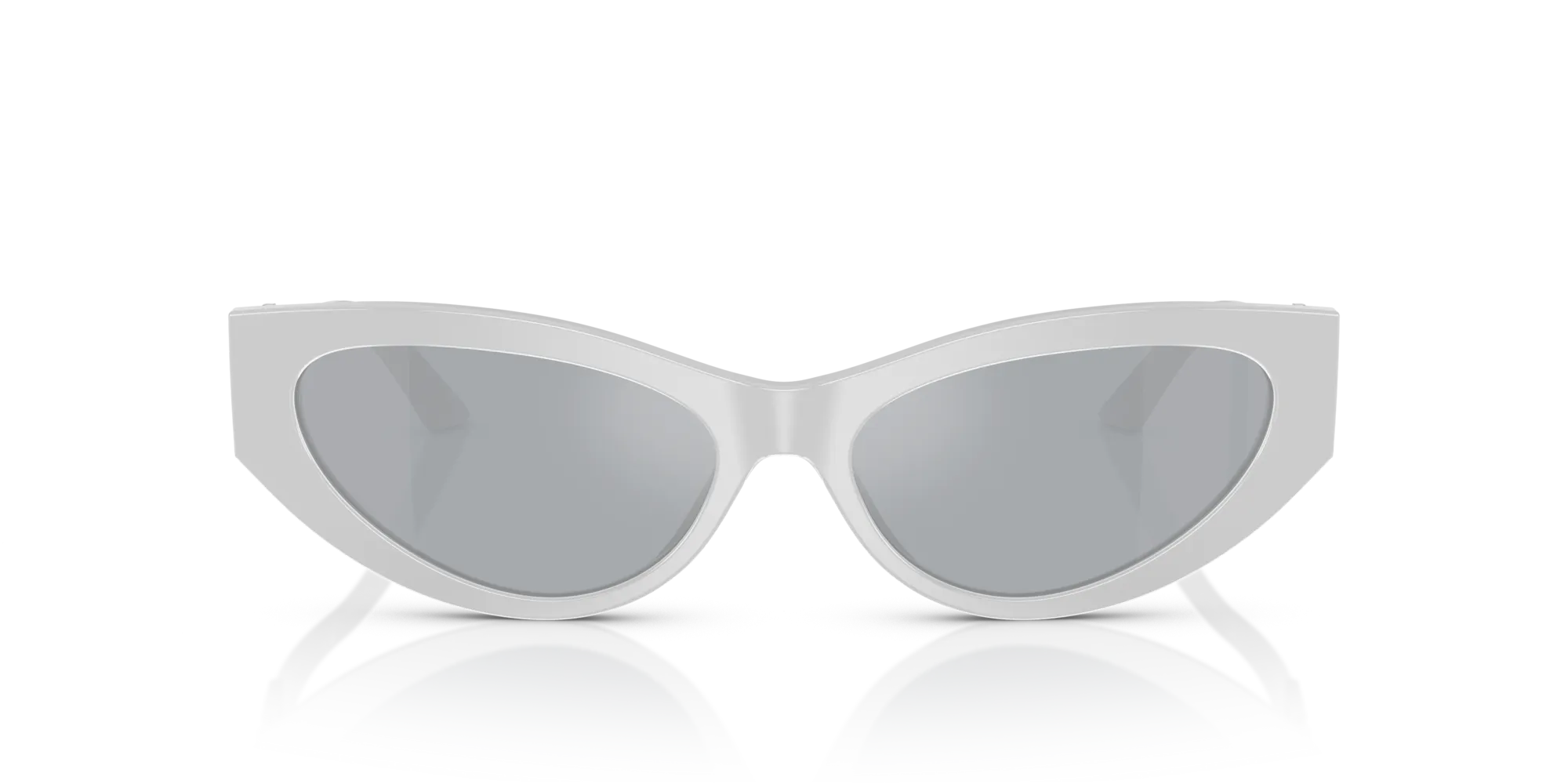 Versace VE4470B 54741U Occhiali da sole Acetato Grigio Blu Cat Eye Specchiate Specchiato - immagine 3
