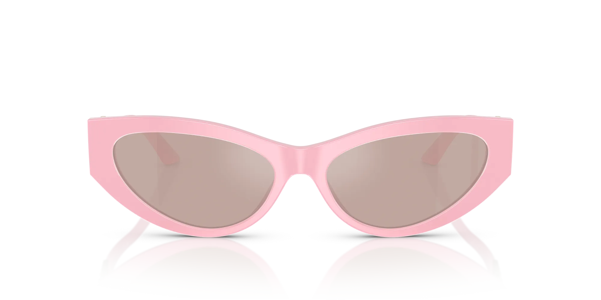 Versace VE4470B 5473/5 Occhiali da sole Acetato Rosa Rosa Cat Eye Normale Specchiato - immagine 3