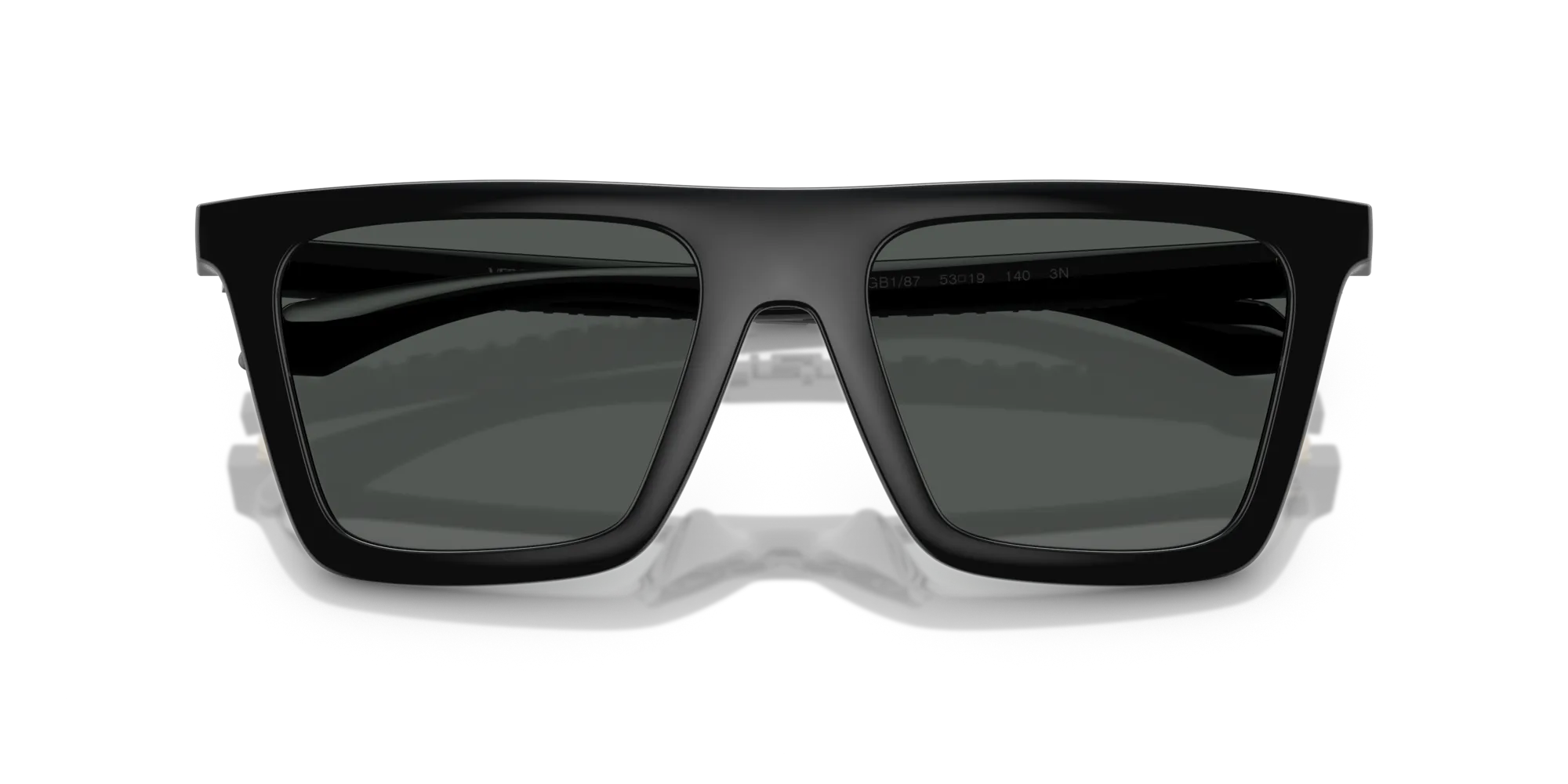 Versace VE4468U GB1/87 Occhiali da sole Nylon Nero Grigio Squadrata Normale - immagine 2
