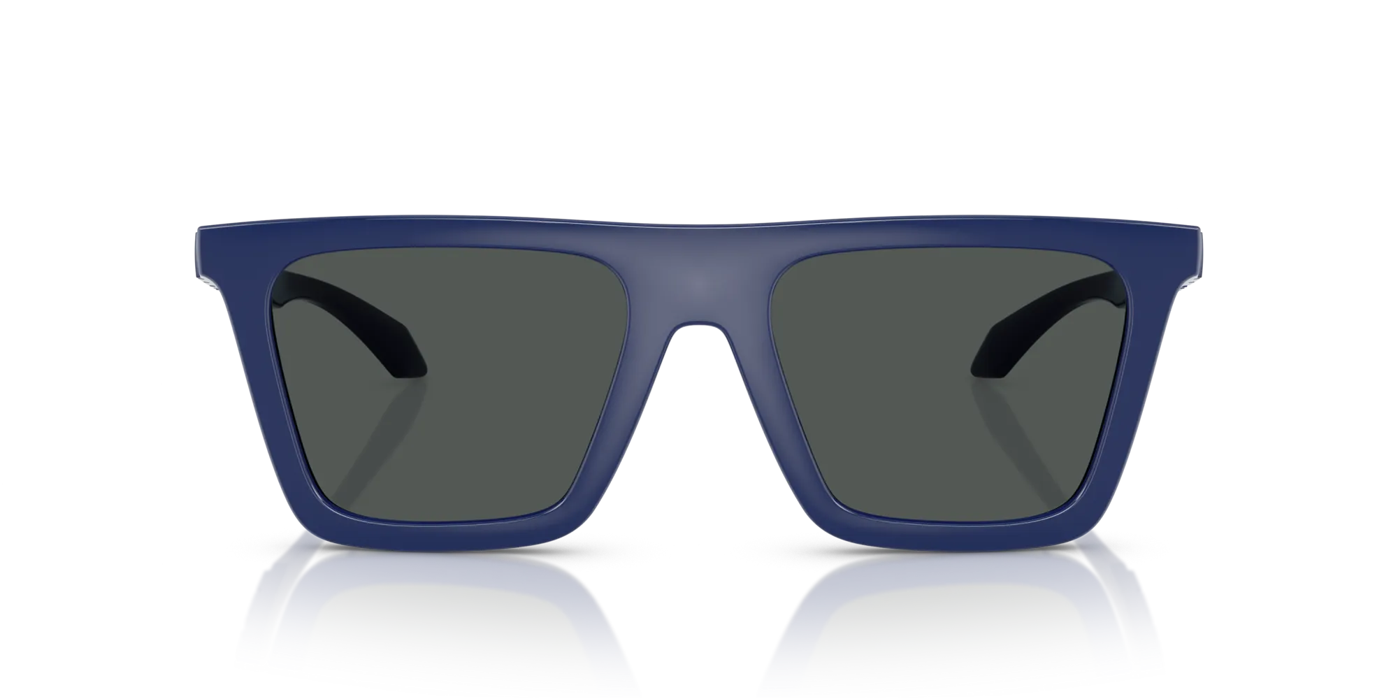 Versace VE4468U 545087 Occhiali da sole Nylon Blu Grigio Squadrata Normale - immagine 3