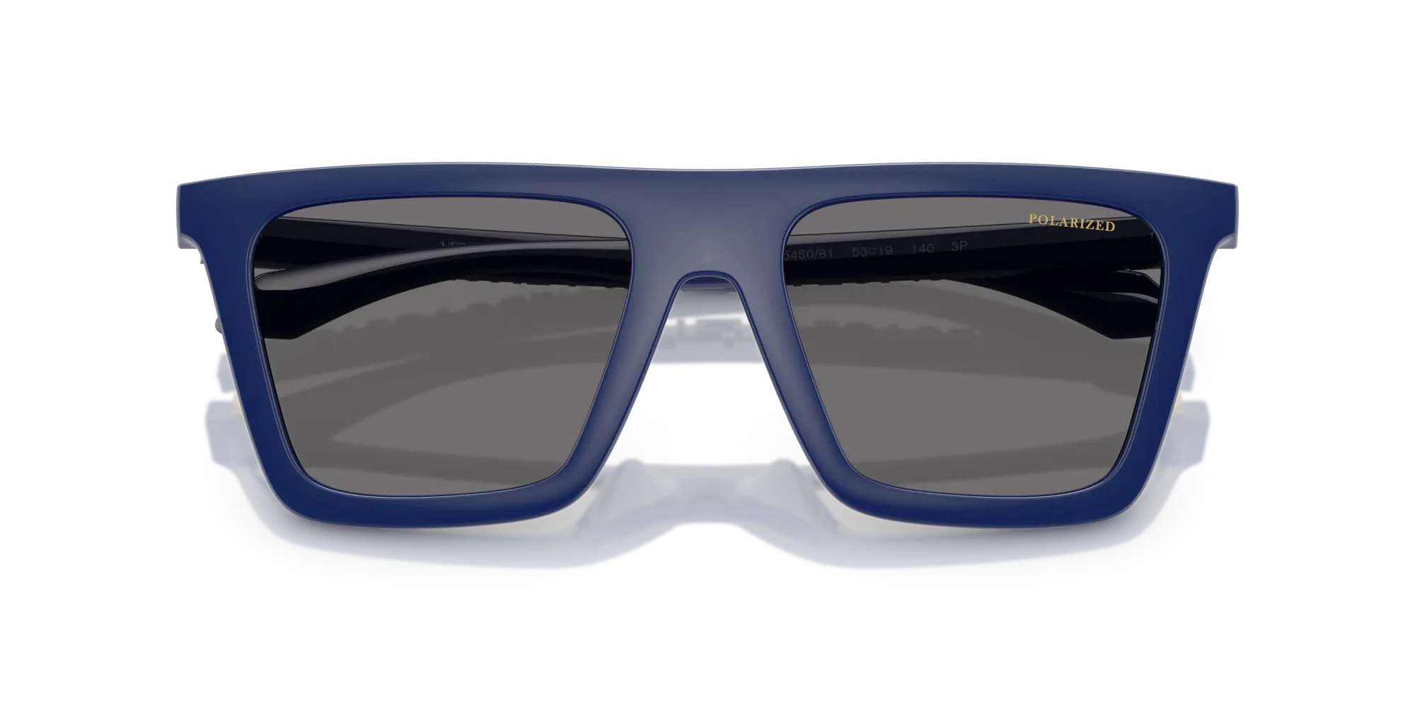 Versace VE4468U 545081 Occhiali da sole Nylon Blu Grigio Squadrata Polarizzata - immagine 2