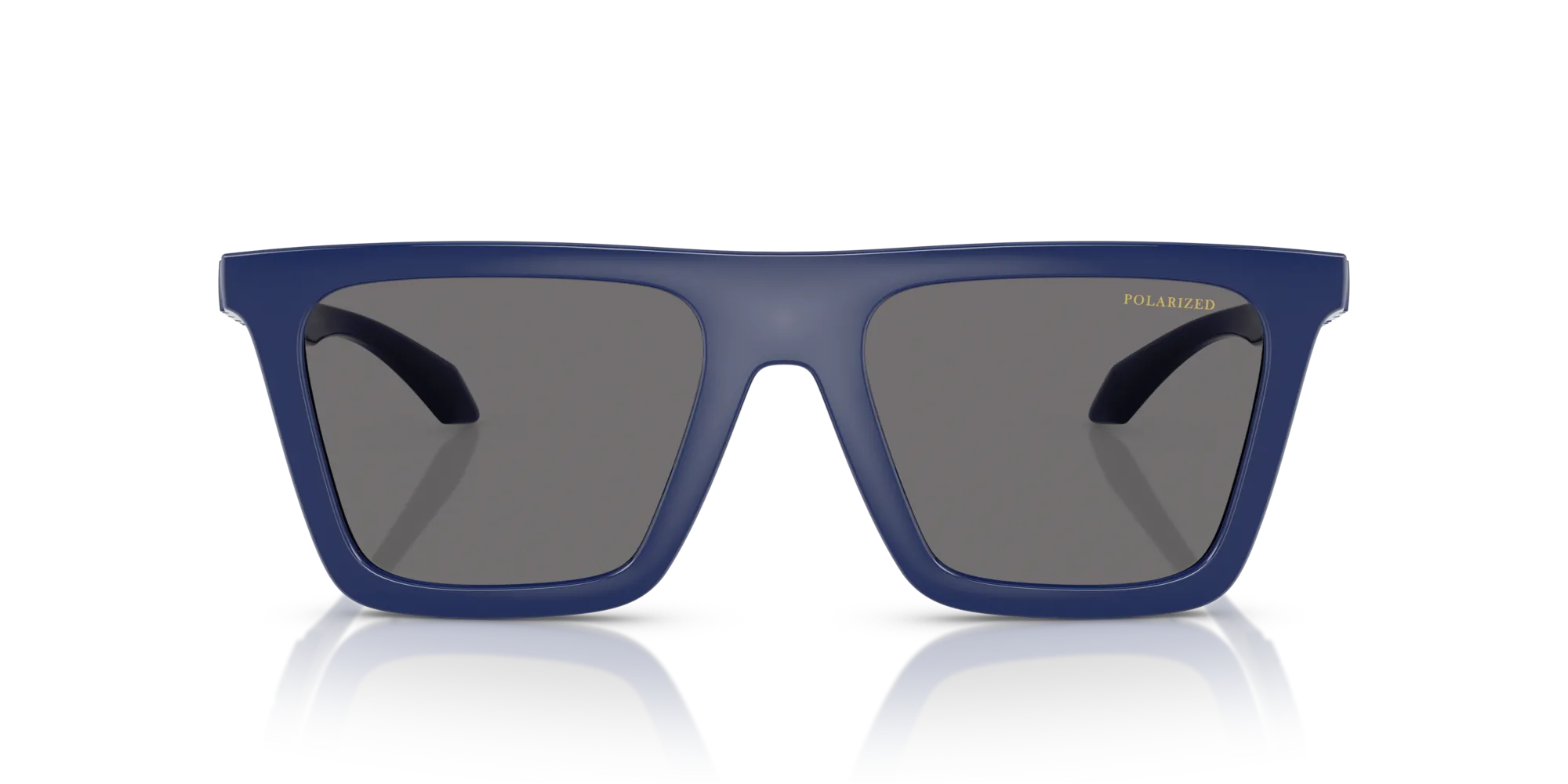 Versace VE4468U 545081 Occhiali da sole Nylon Blu Grigio Squadrata Polarizzata - immagine 3