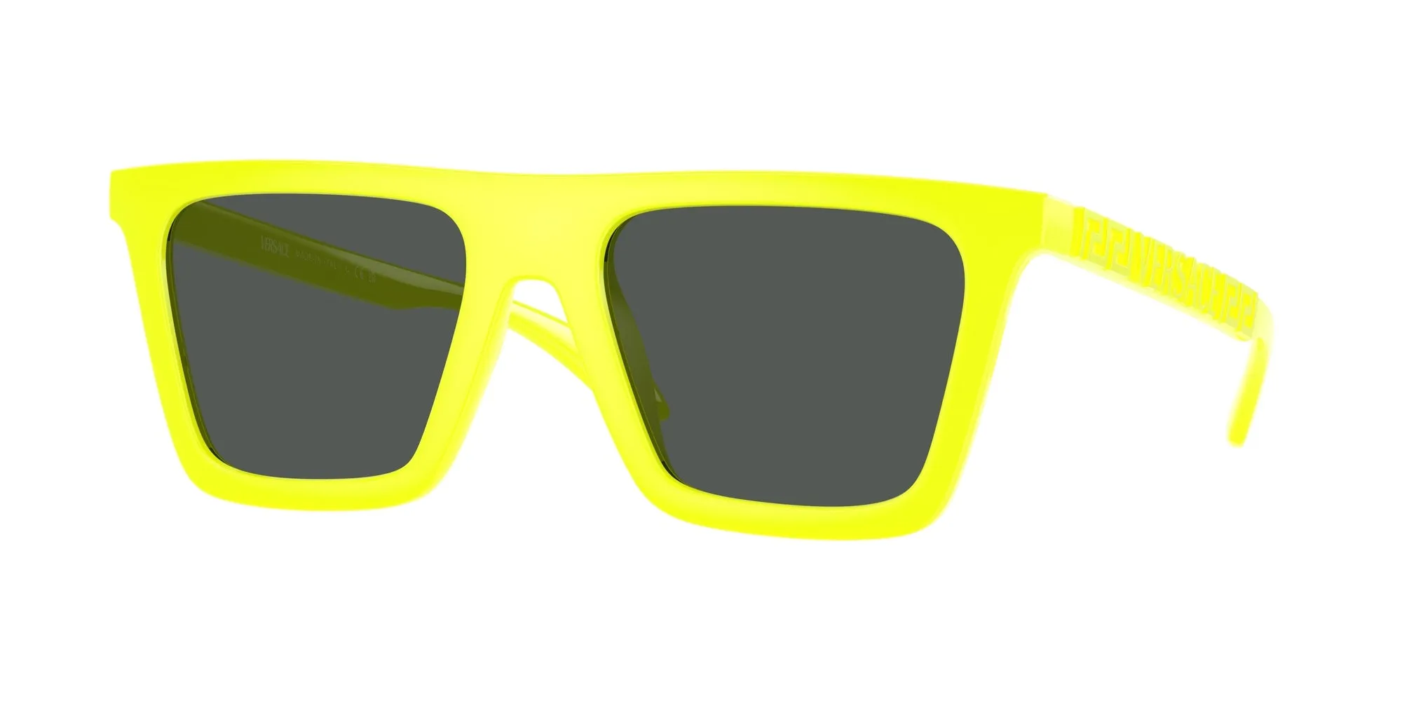 Versace VE4468U 544987 Occhiali da sole Nylon Giallo Grigio Squadrata Normale - immagine 1