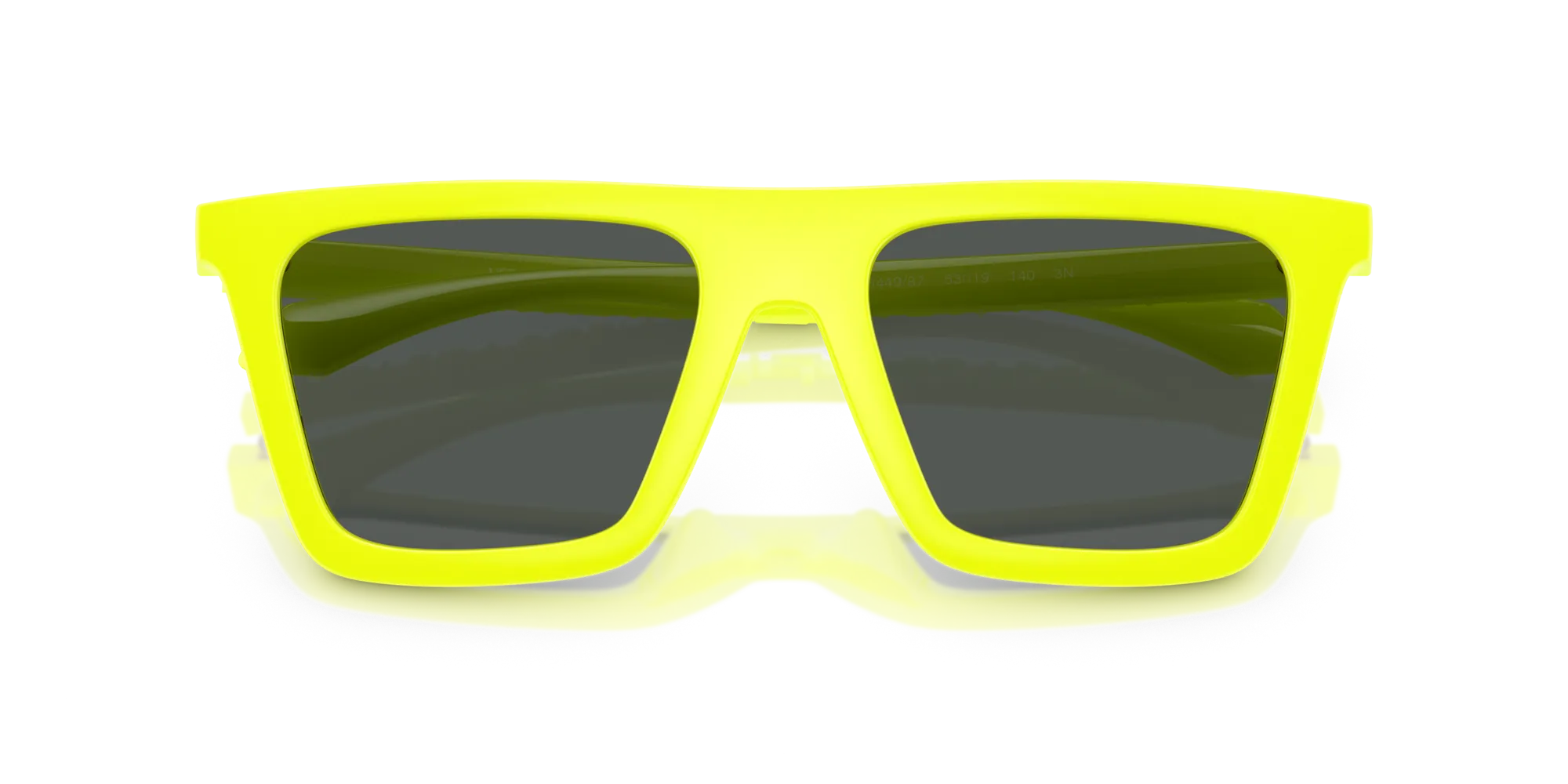 Versace VE4468U 544987 Occhiali da sole Nylon Giallo Grigio Squadrata Normale - immagine 2