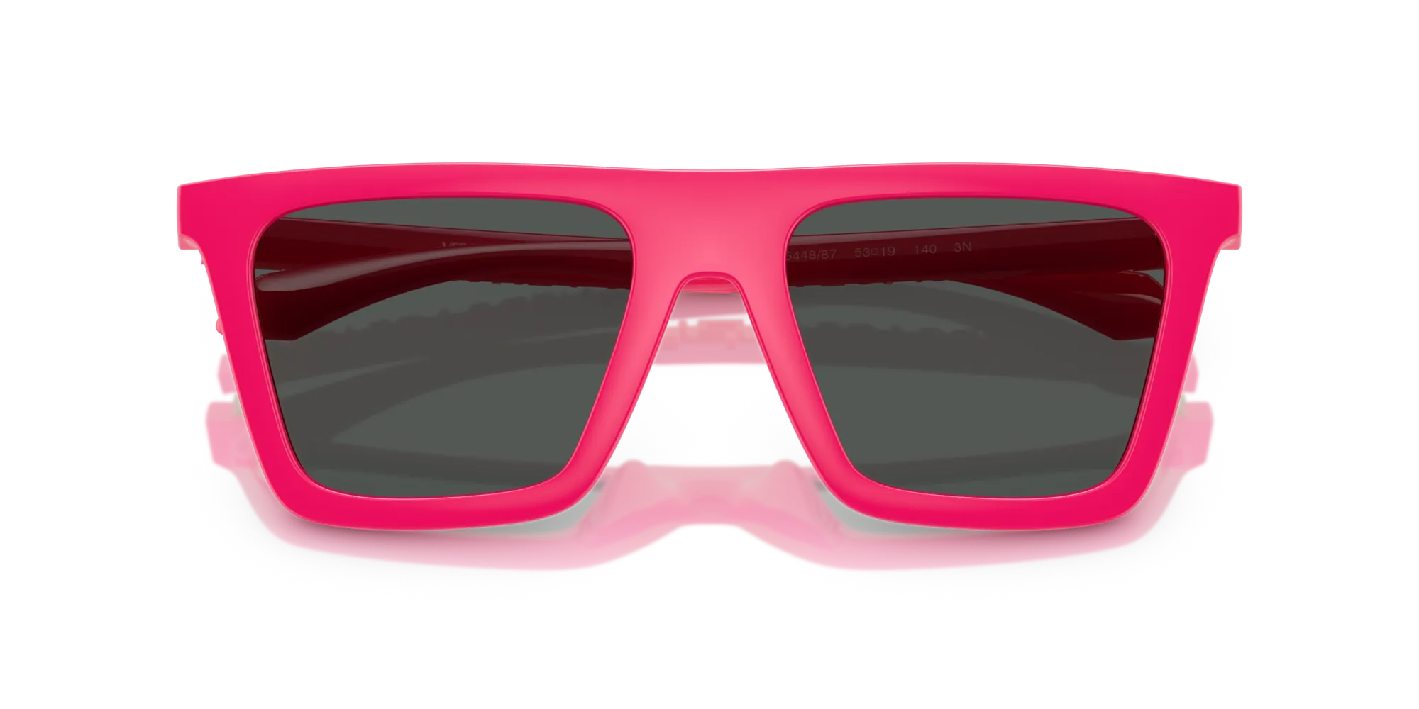 Versace VE4468U 544887 Occhiali da sole Nylon Rosa Grigio Squadrata Normale - immagine 2