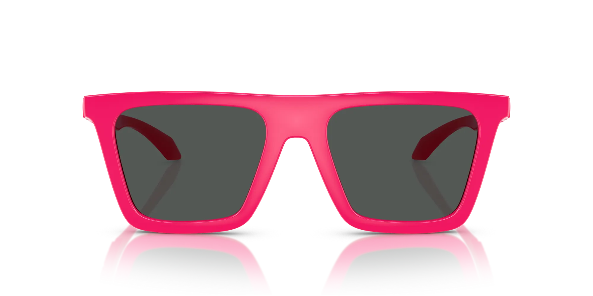 Versace VE4468U 544887 Occhiali da sole Nylon Rosa Grigio Squadrata Normale - immagine 3