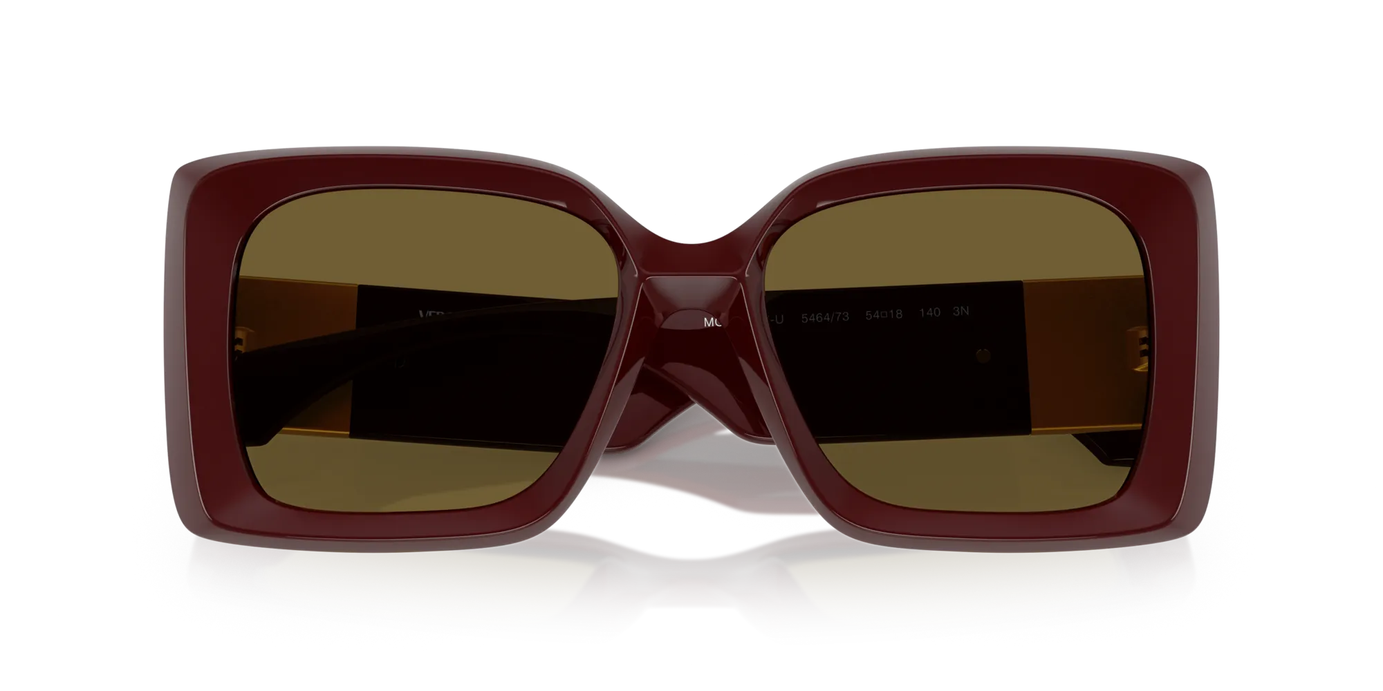 Versace VE4467U 546473 Occhiali da sole Nylon Rosso Grigio Geometrica Normale - immagine 2