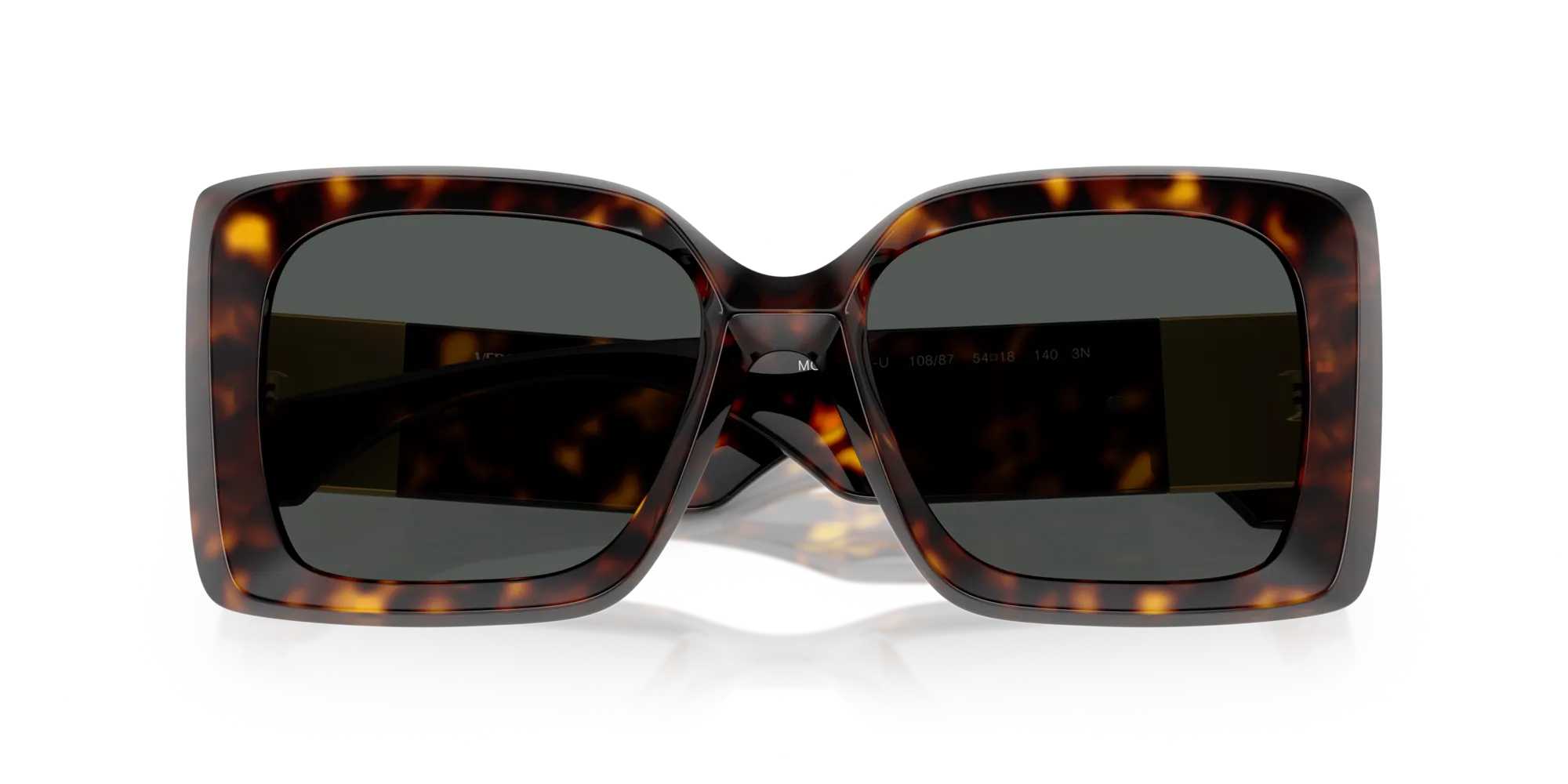 Versace VE4467U 108/87 Occhiali da sole Nylon Tartaruga Grigio Geometrica Normale - immagine 2