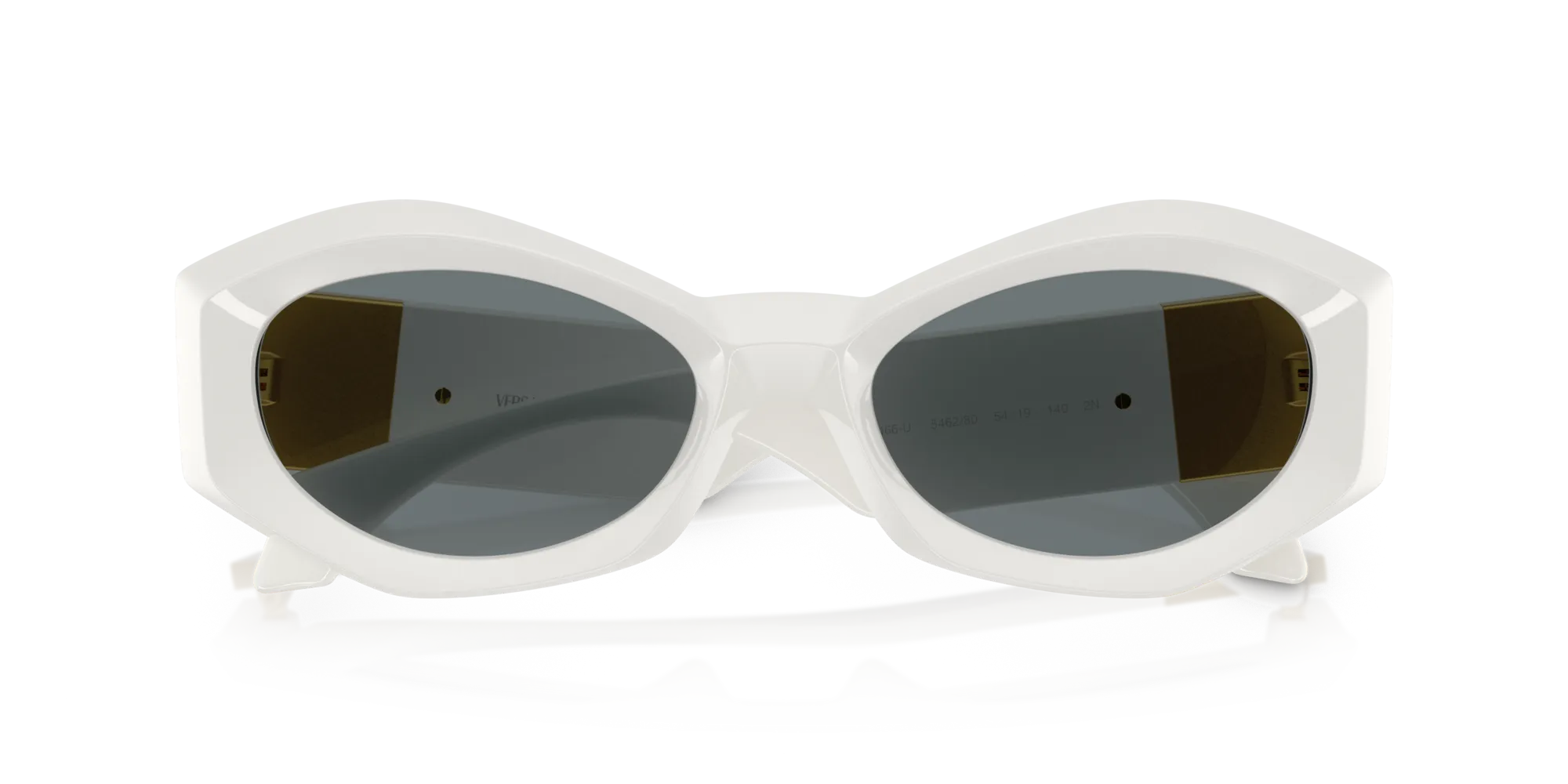 Versace VE4466U 546280 Occhiali da sole Iniettato Bianco Blu Geometrica Normale - immagine 2