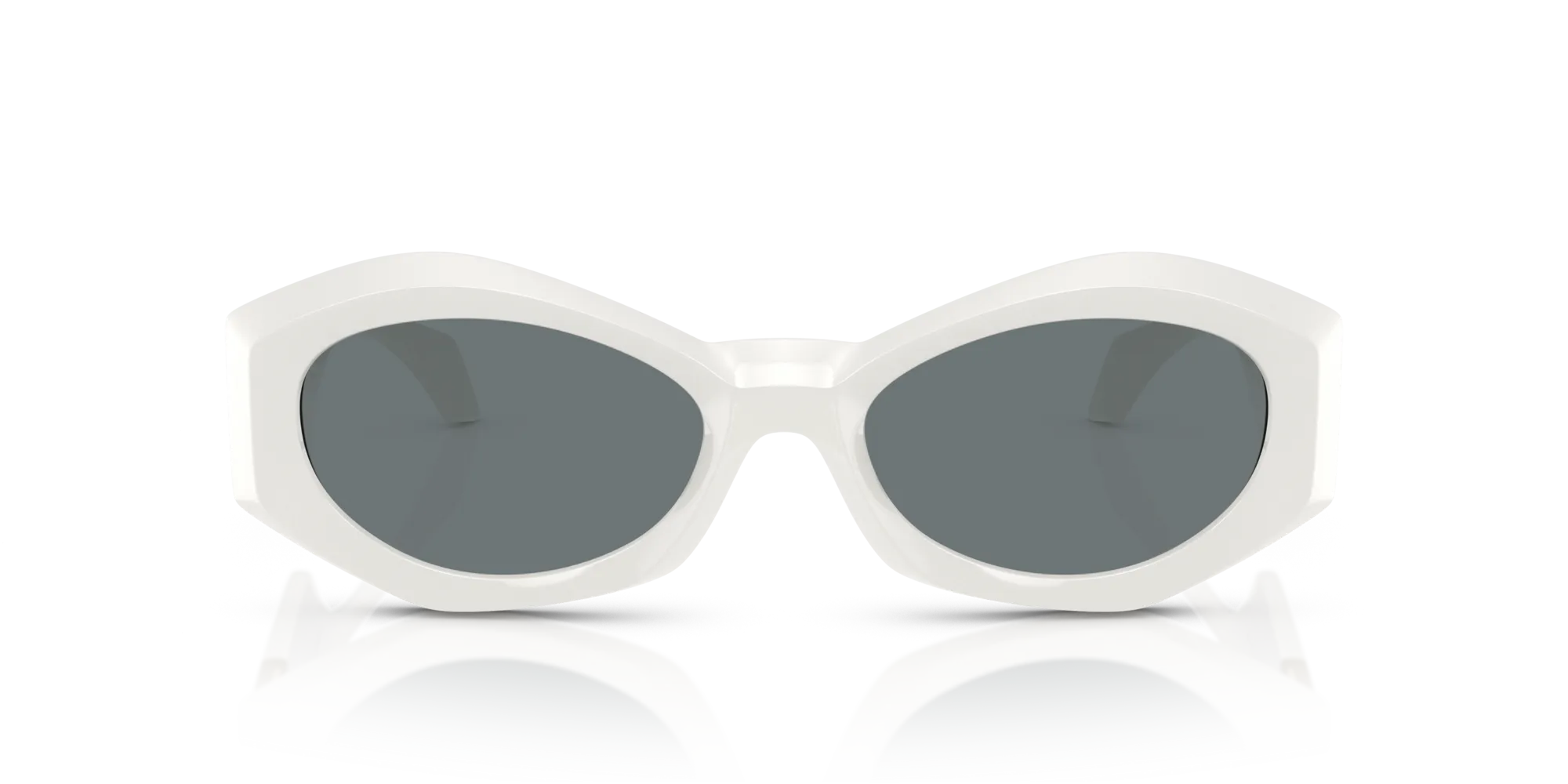 Versace VE4466U 546280 Occhiali da sole Iniettato Bianco Blu Geometrica Normale - immagine 3