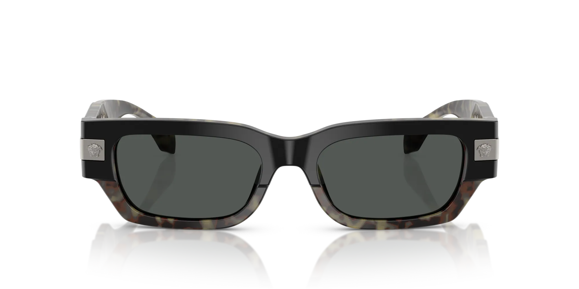 Versace VE4465 545687 Occhiali da sole Acetato Tartaruga Grigio Squadrata Normale - immagine 3