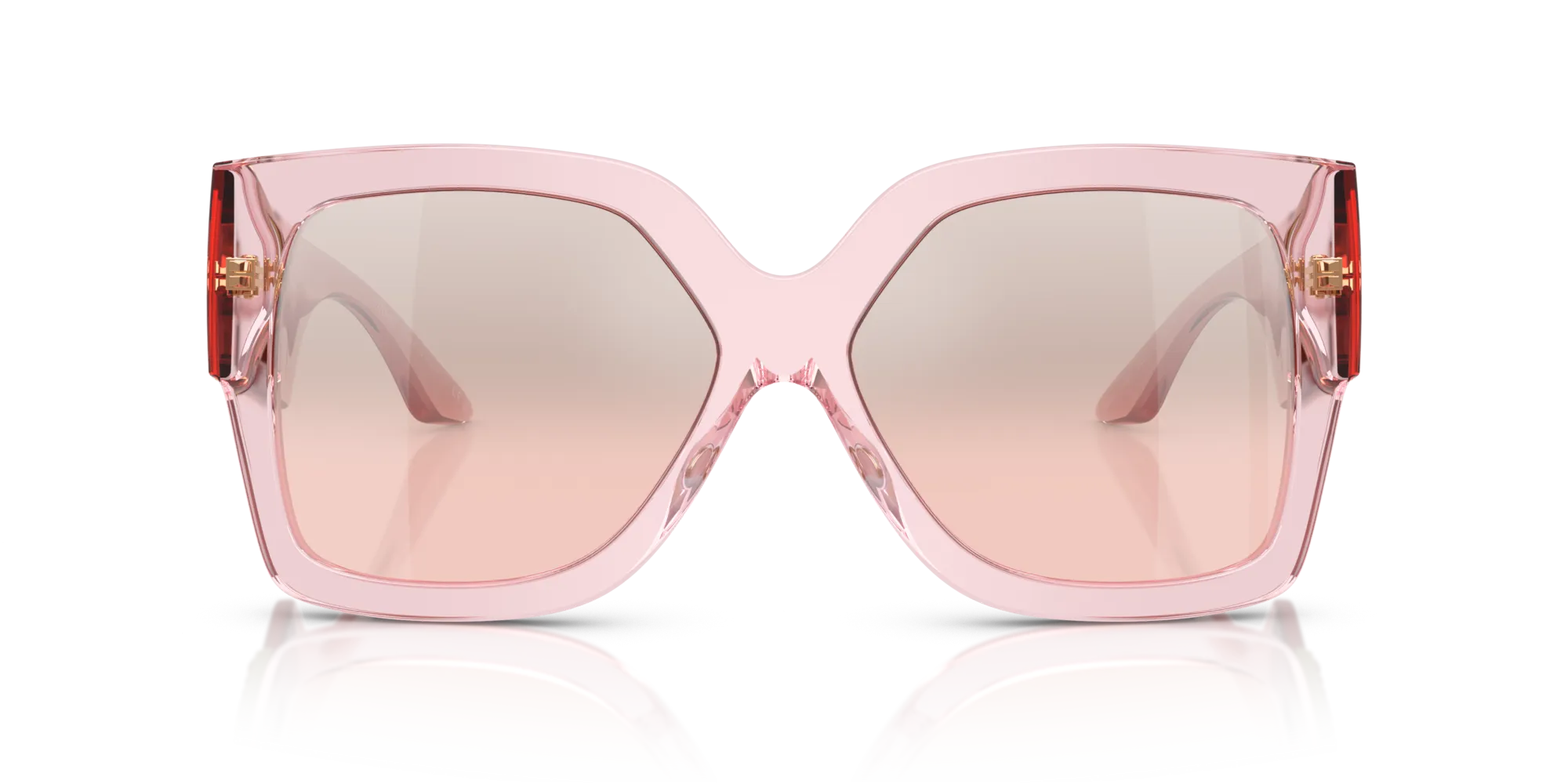 Versace VE4402 54727E Occhiali da sole Acetato Rosa Rosa Squadrata Normale Specchiato - immagine 3