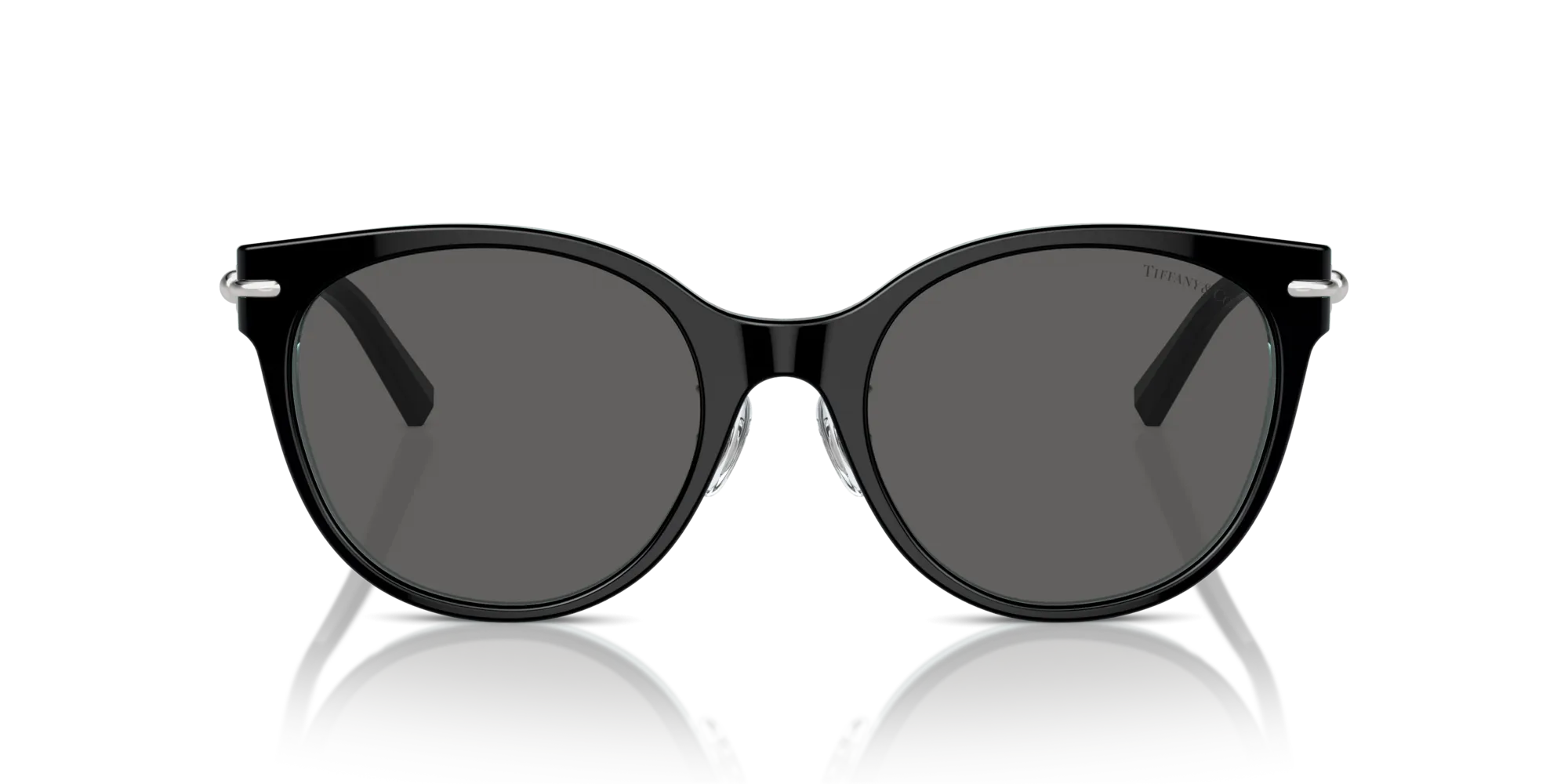 Tiffany TF4223D 8285S4 Occhiali da sole Acetato Nero Grigio Cat Eye Normale - immagine 3