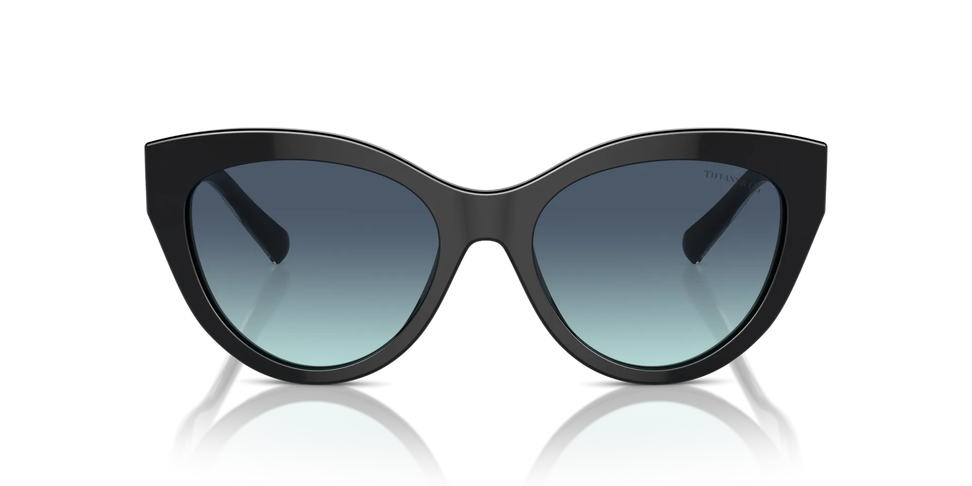 Tiffany TF4220 80019S Occhiali da sole Acetato Nero Blu Cat Eye Normale Sfumato - immagine 3