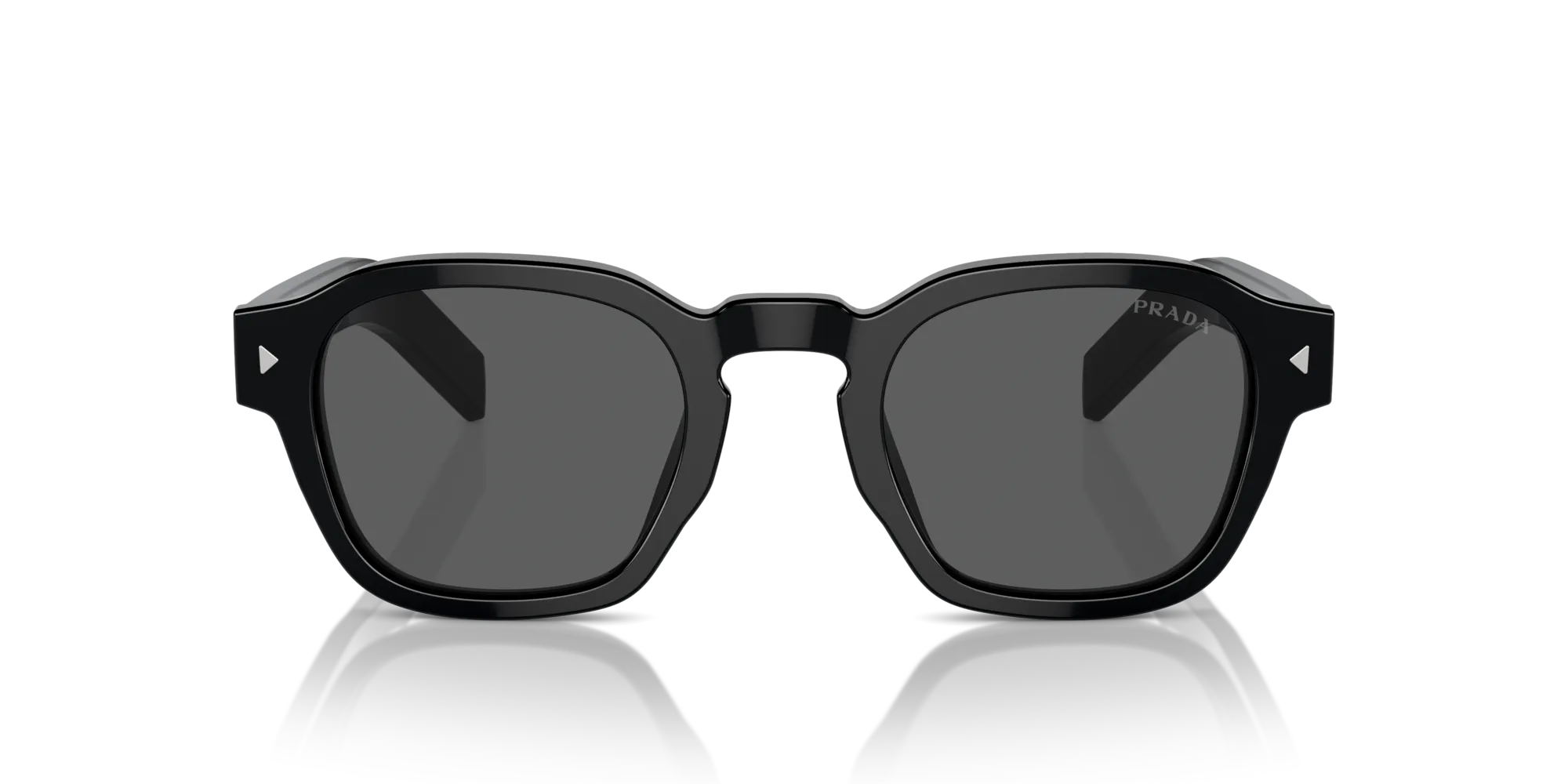 Prada PR A16S 16K731 Occhiali da sole Acetato Nero Grigio Pantos Normale - immagine 3