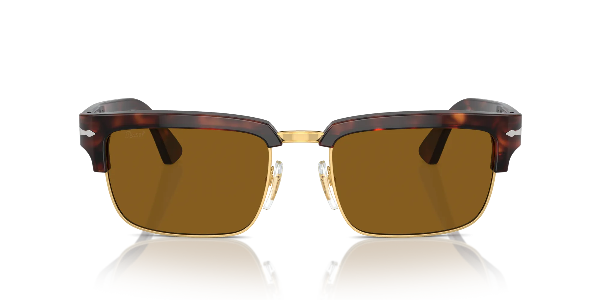 Persol PO3354S 24/33 Occhiali da sole Acetato Tartaruga Marrone Squadrata Normale - immagine 3
